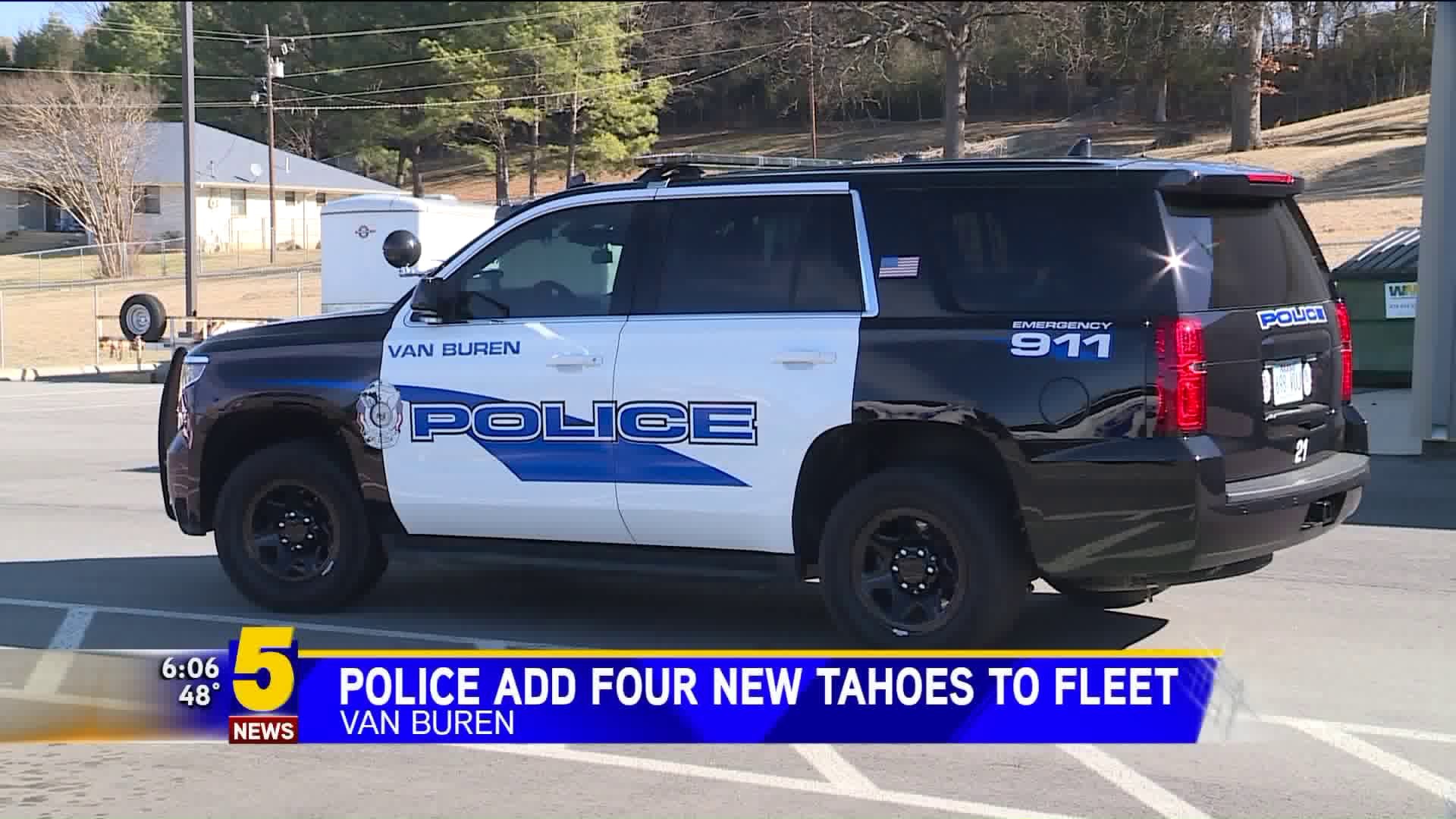 Van Buren New Police SUVs