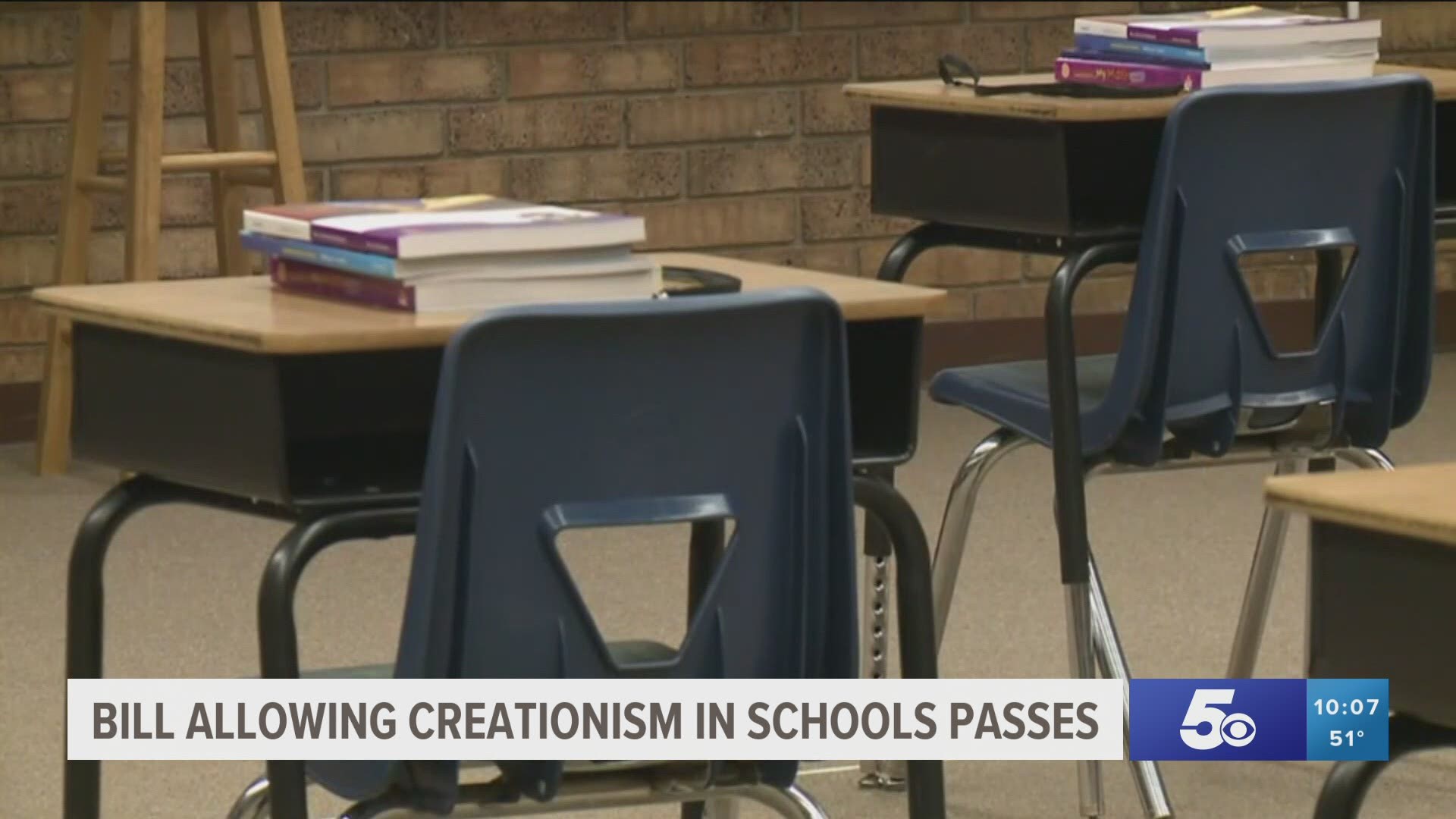 Teachers can currently teach creationism in philosophy or religion classes, but not in science classes.