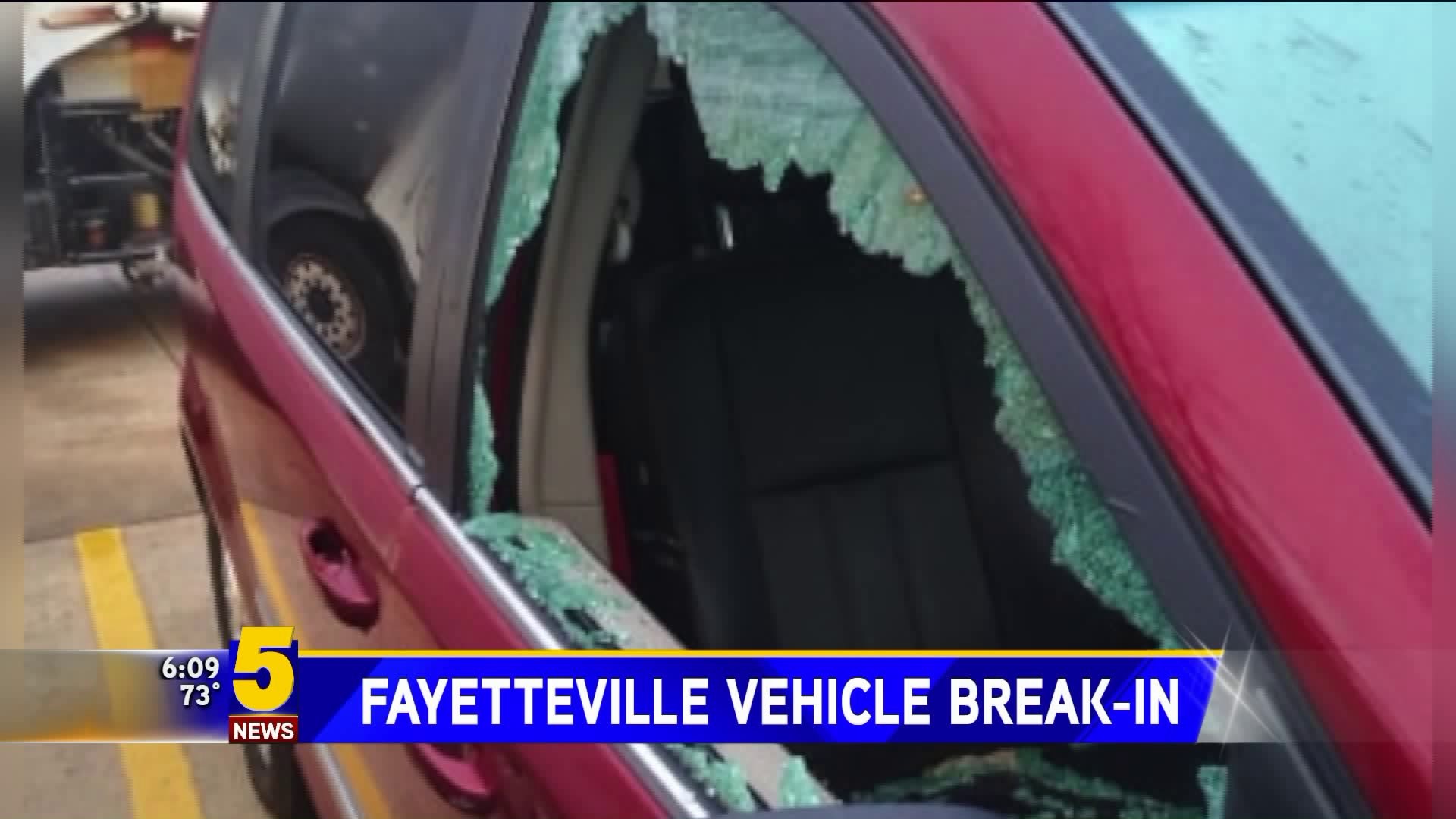 Fayetteville Car Break In