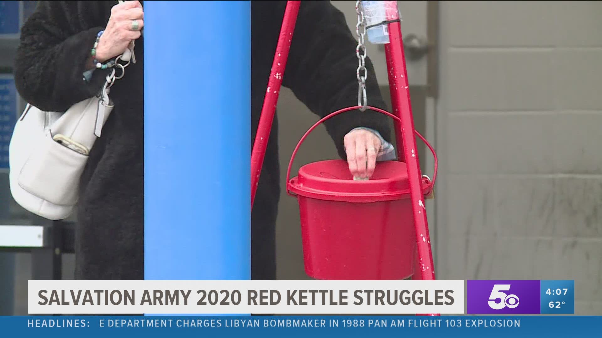 Salvation Army struggles with Red Kettle donations this year
