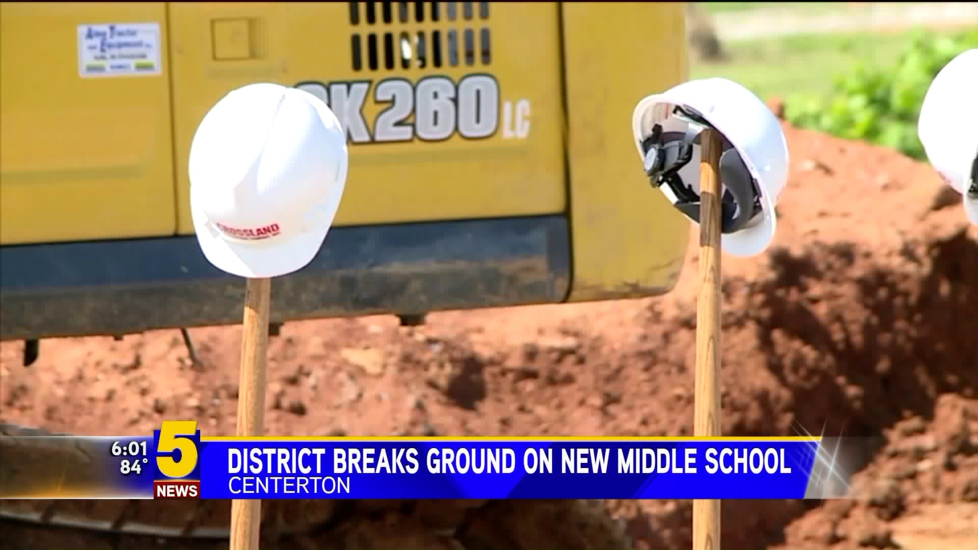 District Breaks Ground on New Middle School