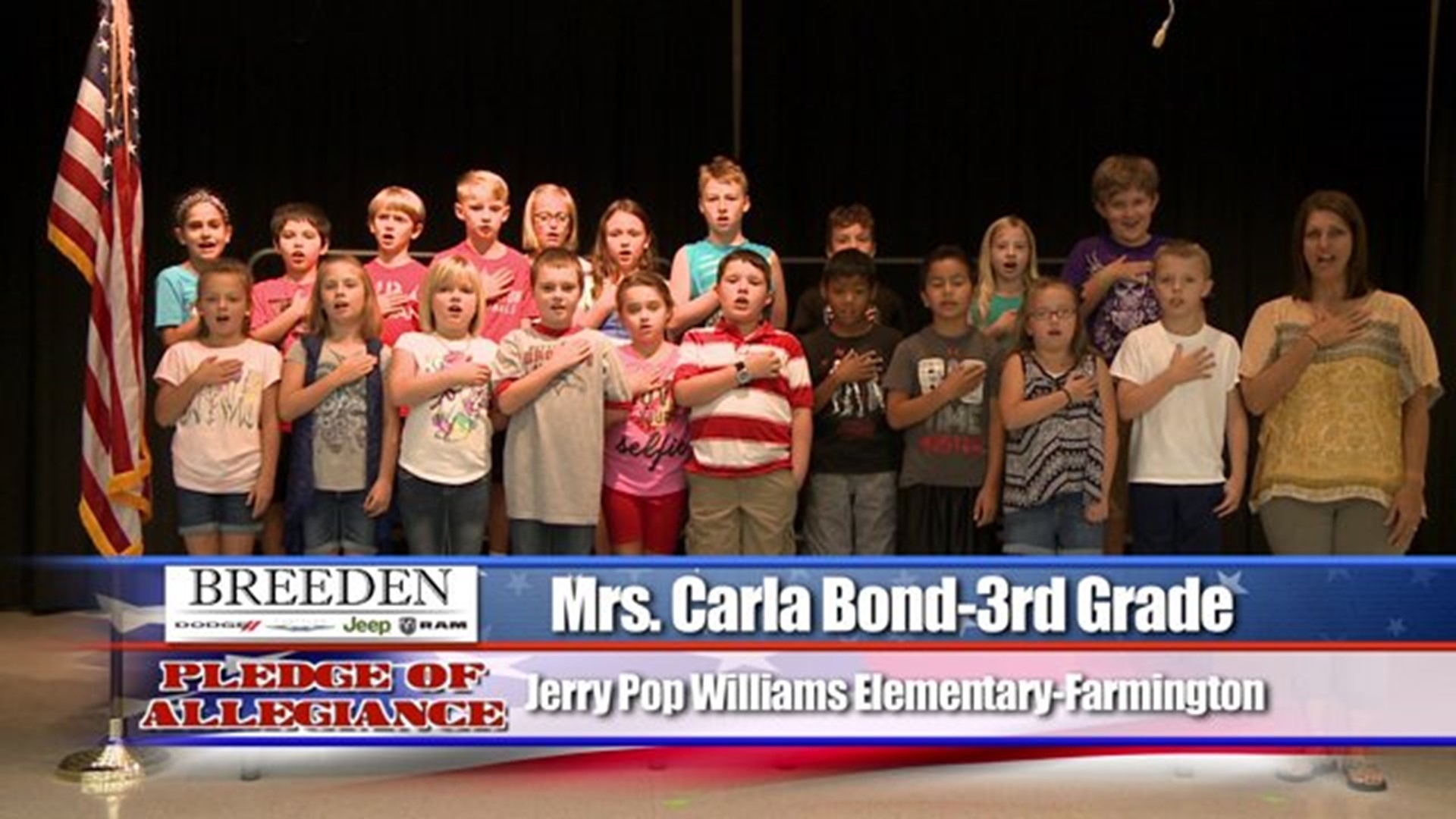 Jerry Pop Williams Elementary  Farmington  Mrs. Carla Bond - 3rd Grade