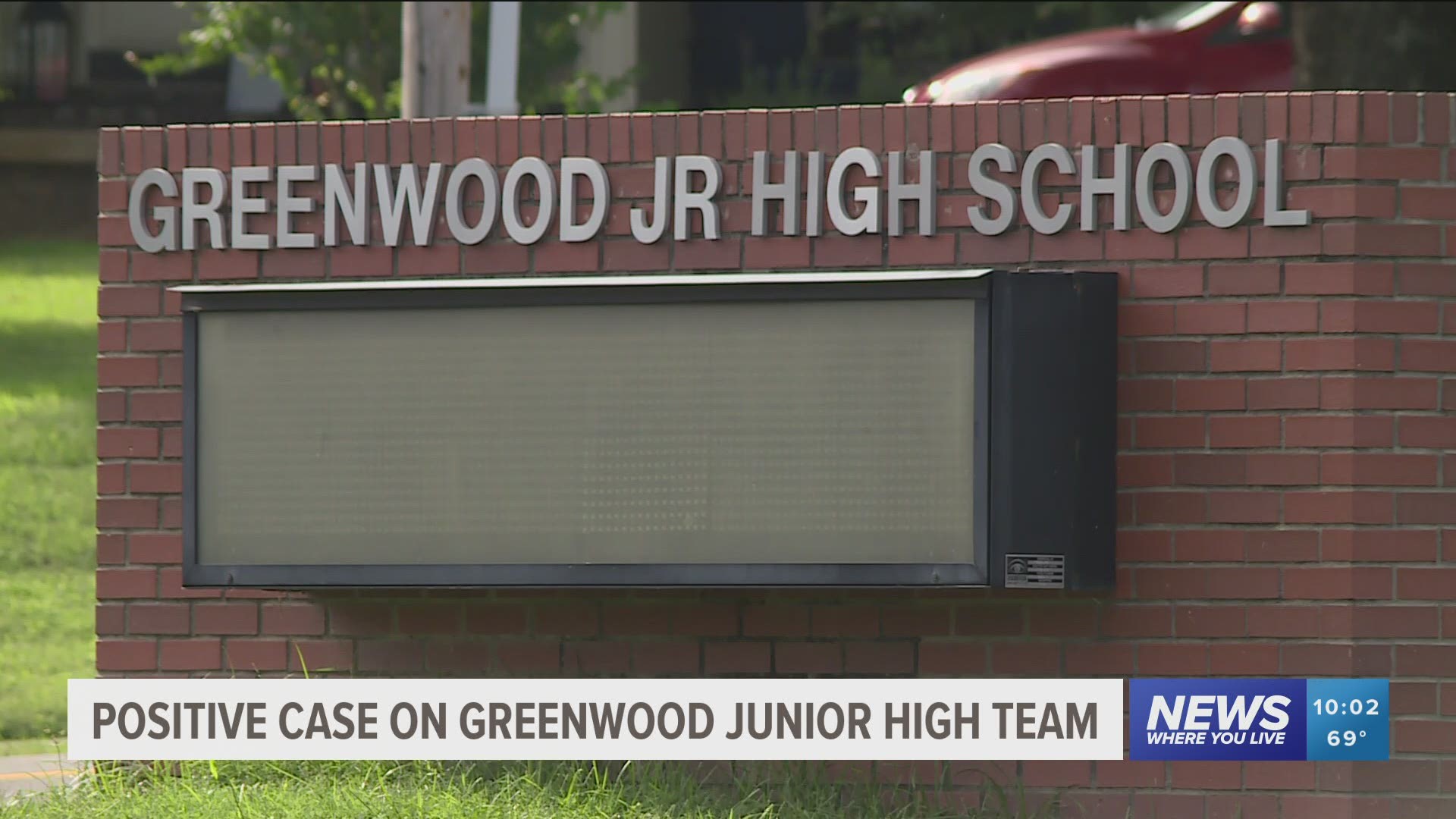 The Greenwood School District announced on Friday that the entire seventh-grade football team had gone into quarantine following a positive COVID-19 test.