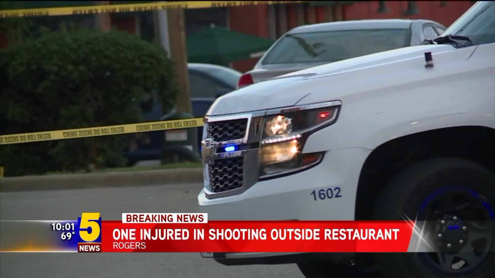 One Injured in Shooting Outside of Rogers Restaurant