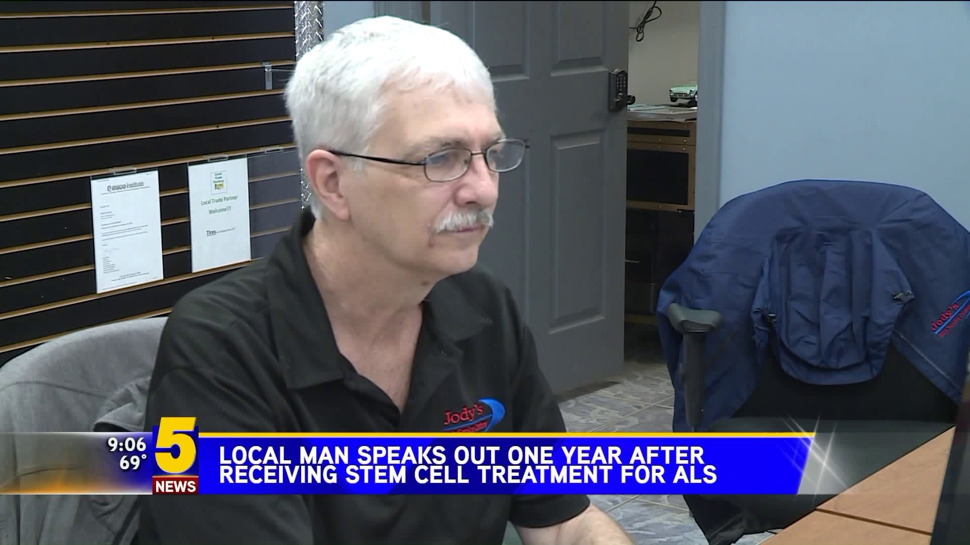 Local Man Speaks Out One Year After Receiving Stem Cell Treatment For ALS