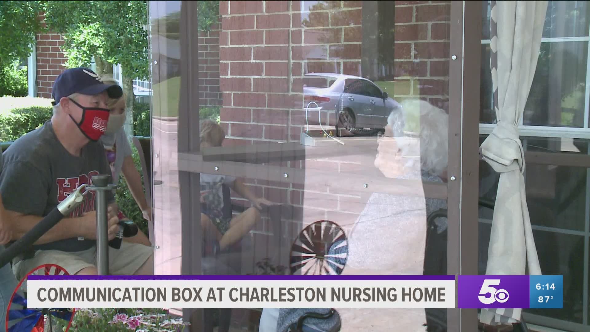 Greenhurst Nursing Center, in Charleston, designed and made new visitation stations to give their patients the chance to safely visit loved ones. https://bit.ly/3dXm