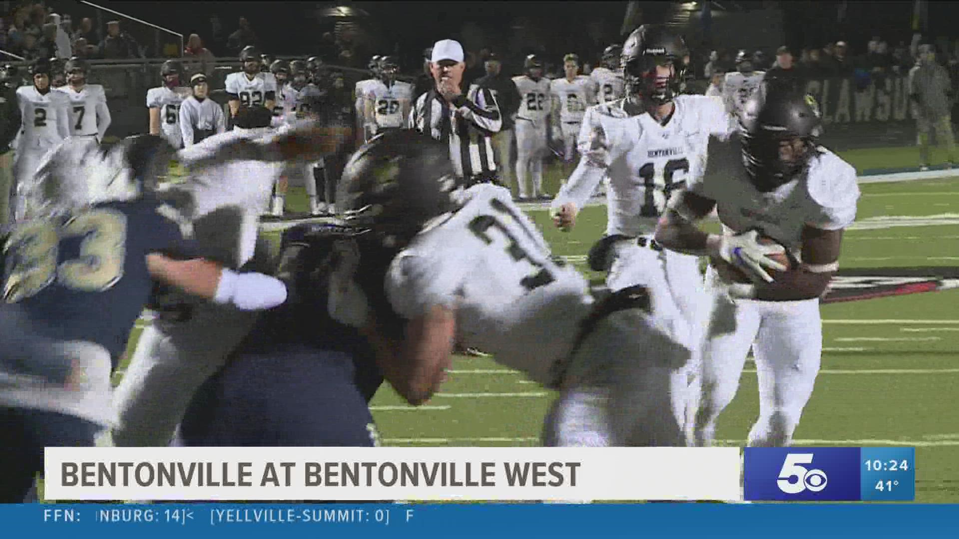 Bentonville wins rivalry game over Wolverines