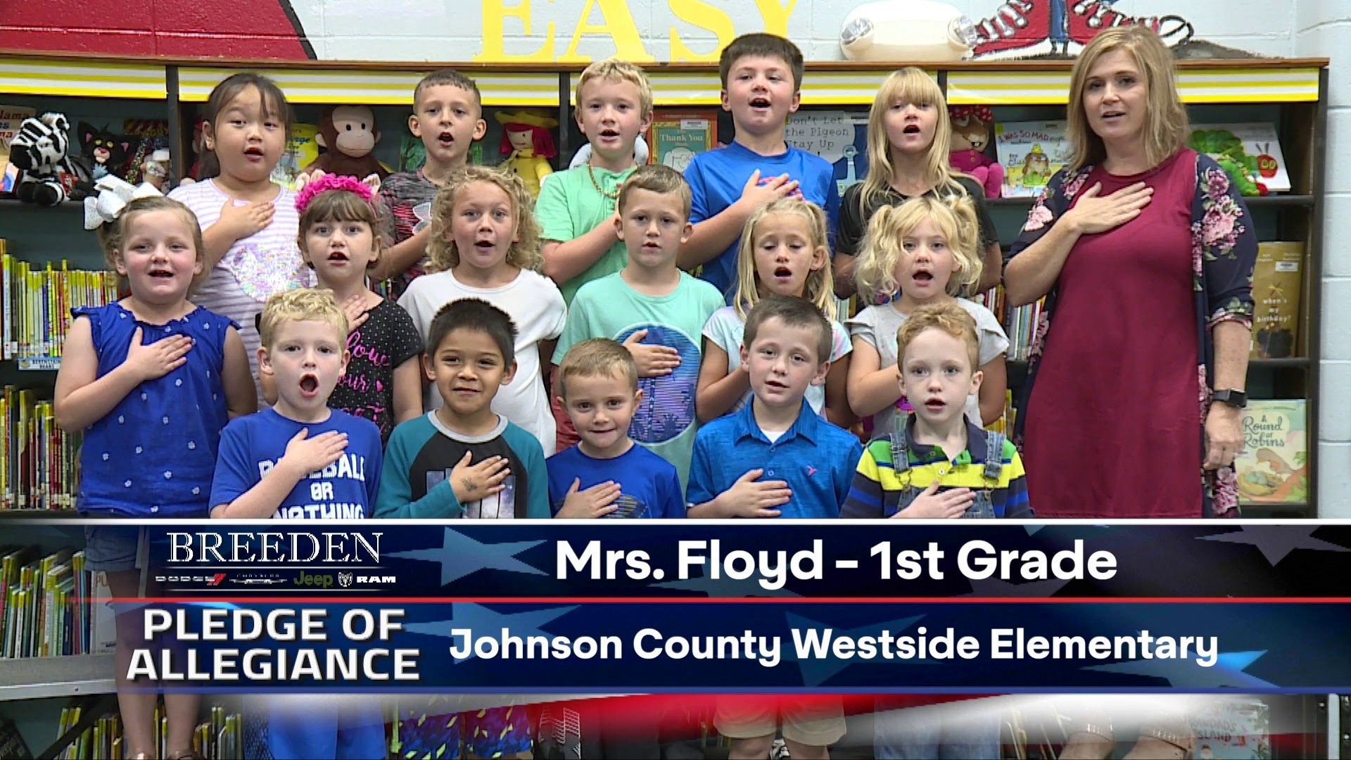Mrs. Floyd  1st Grade Johnson County Westside Elementary