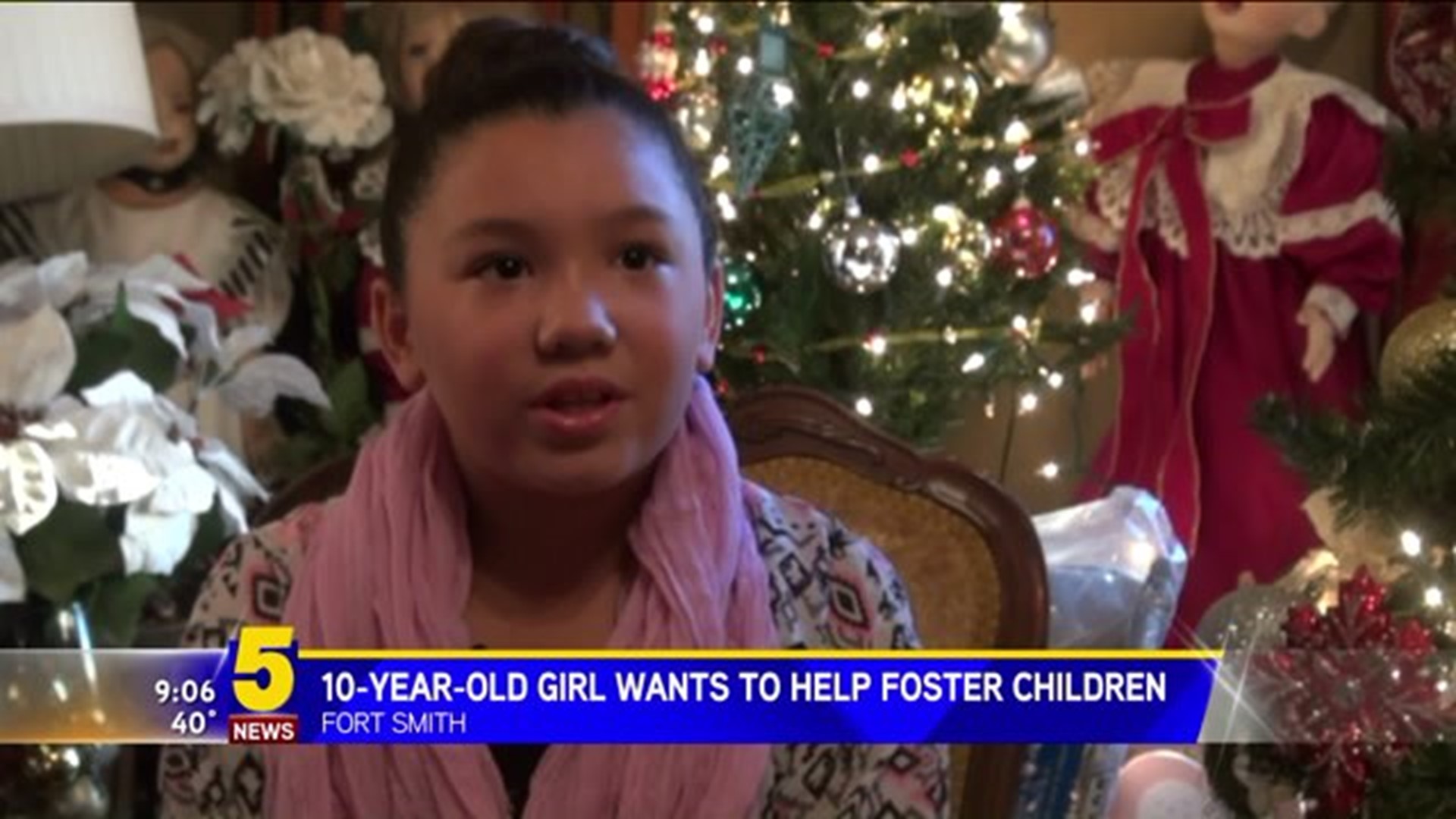 GIRL HOSTS PAGEANT FOR FOSTER KIDS