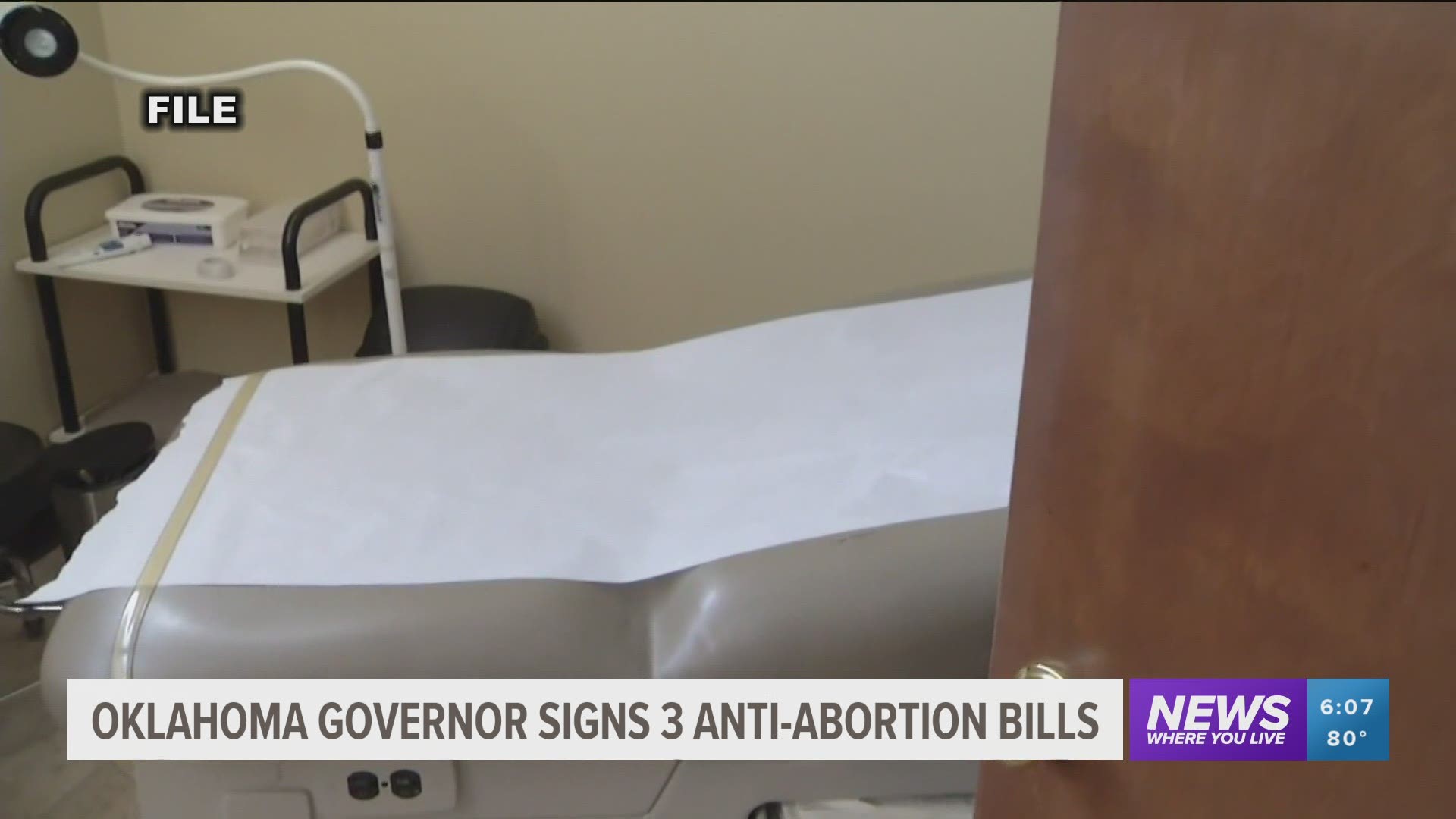 Oklahoma Gov. Kevin Stitt has signed three anti-abortion bills into law.