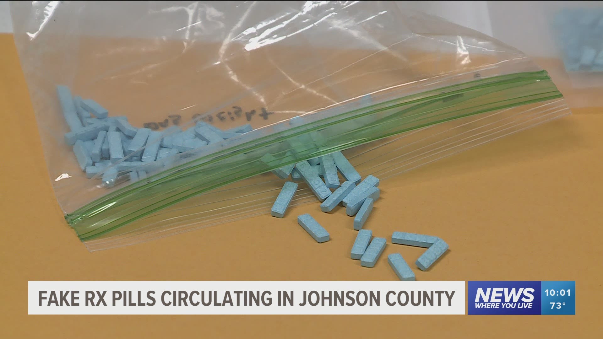 The Johnson County Sherriff’s Office recently recovered around 12,000 counterfeit drugs.