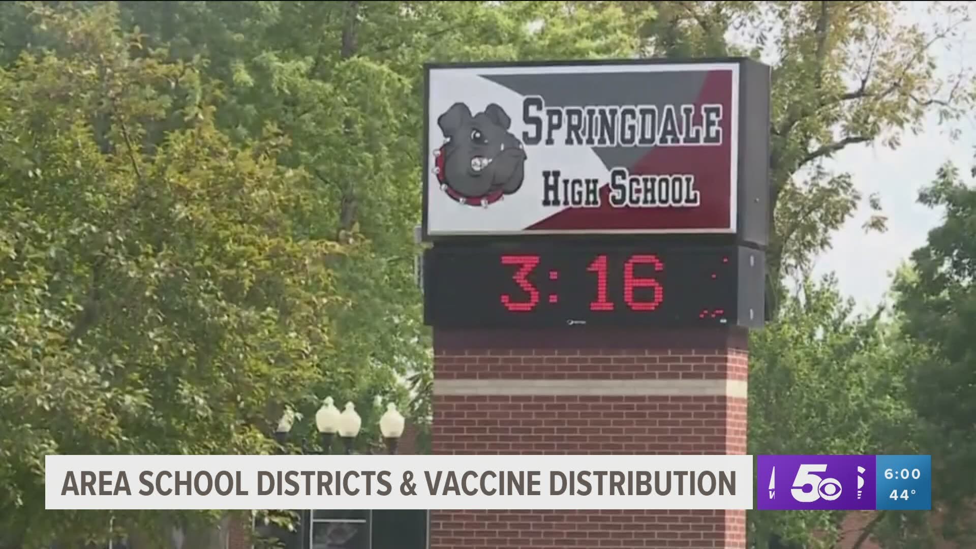 School districts have been working closely with local pharmacies and hospitals to get teachers and staff members vaccinated this week.