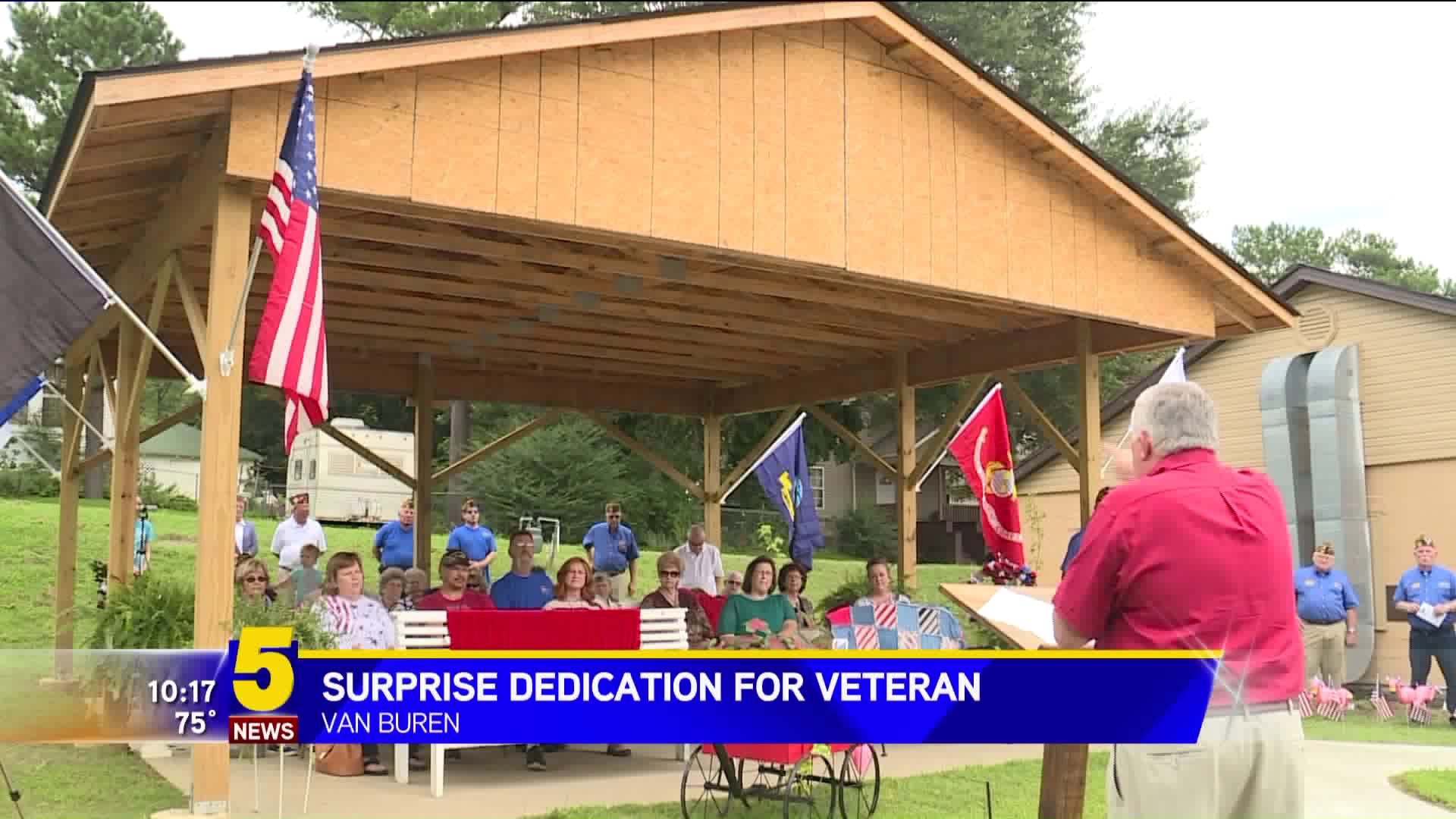 Surprise Dedication For Veteran