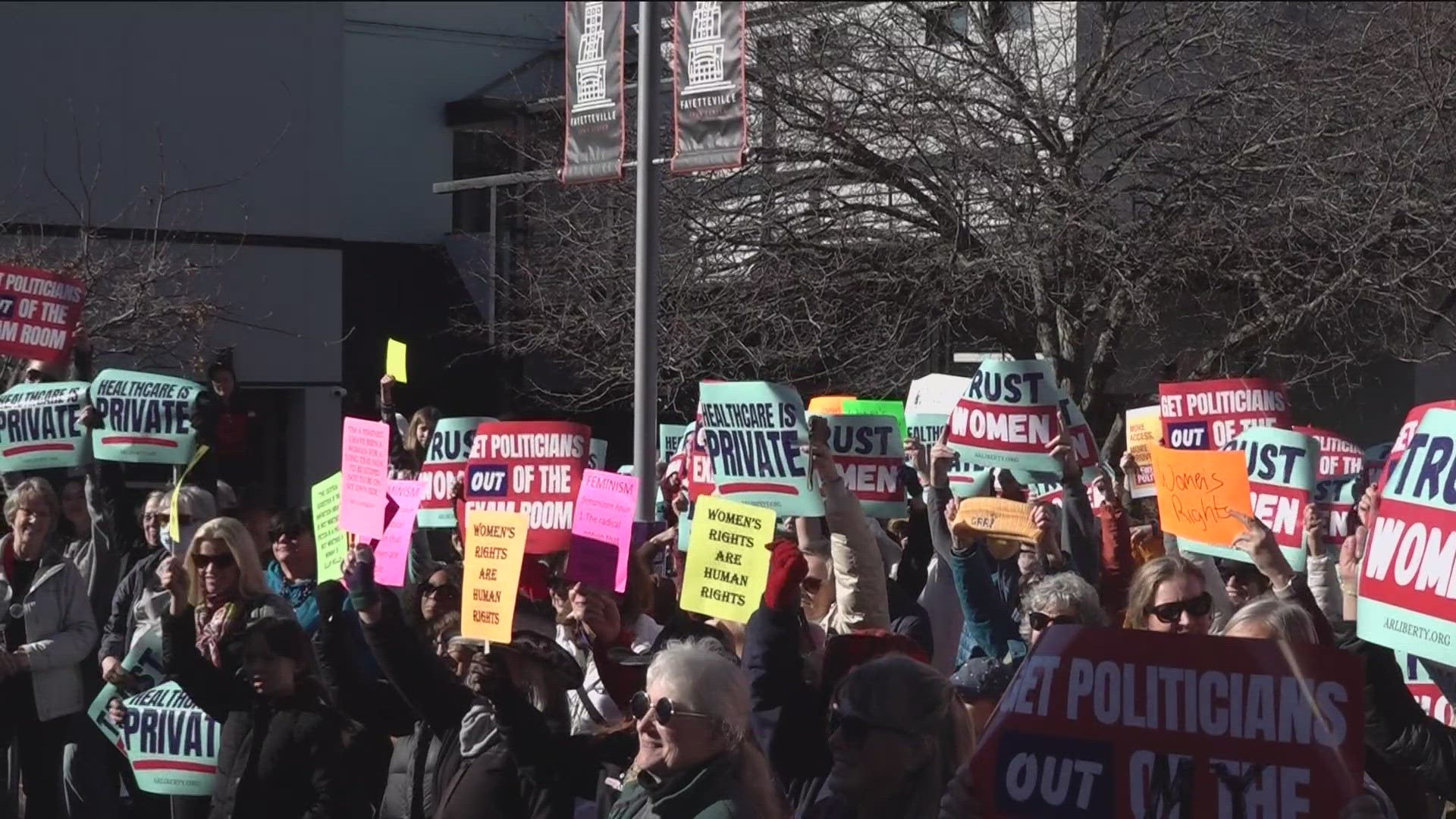 The Voices and Votes rally was held on Jan. 28 in an effort to get two petitions signed for this year's ballot, including the Arkansas abortion amendment.