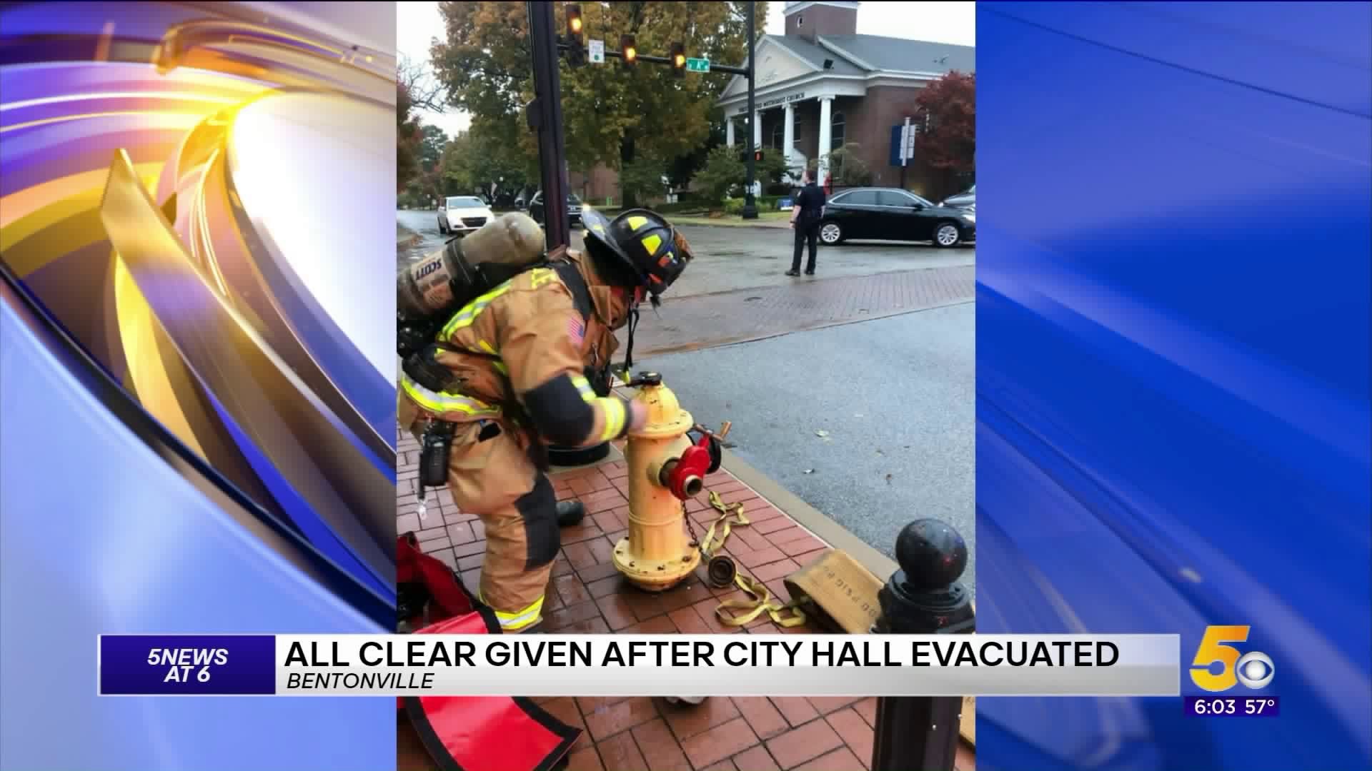 Bentonville City Hall Evacuated After Fire Alarm Goes Off