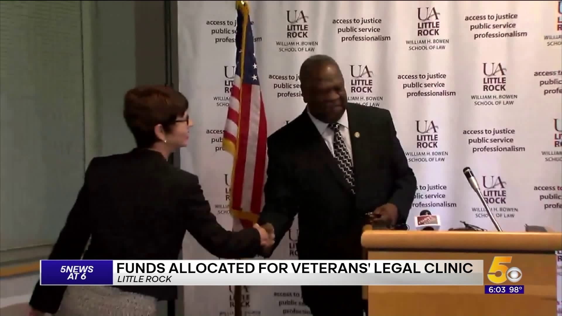 Funds Allocated for Veterans Legal Clinic
