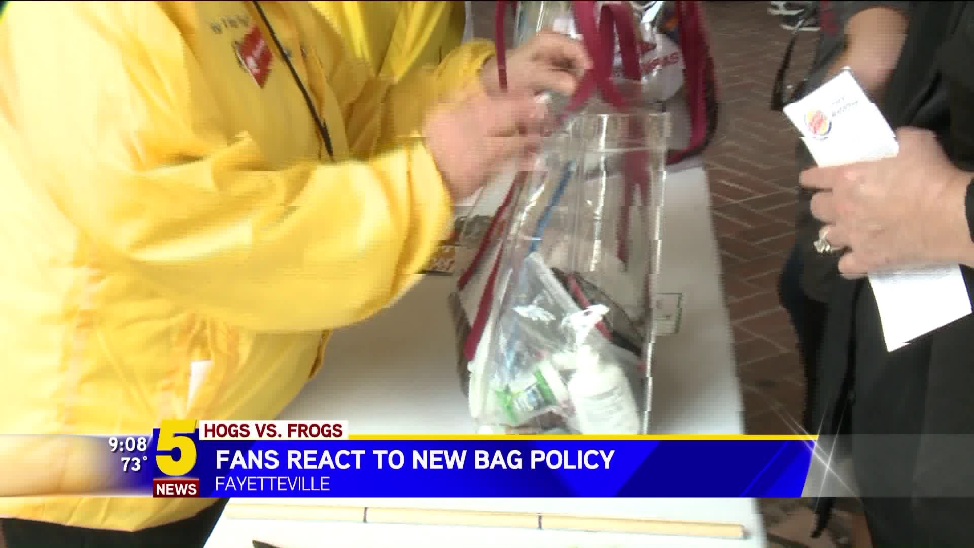 Fans React To New Bag Policy