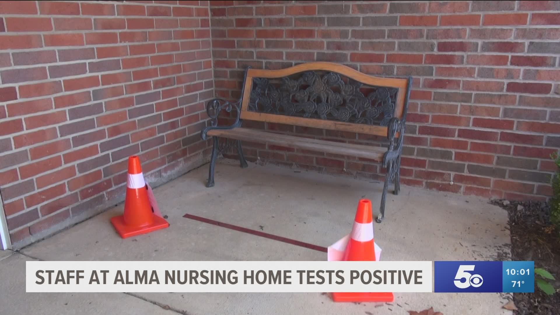 Staff at Alma nursing home tests positive for COVID19