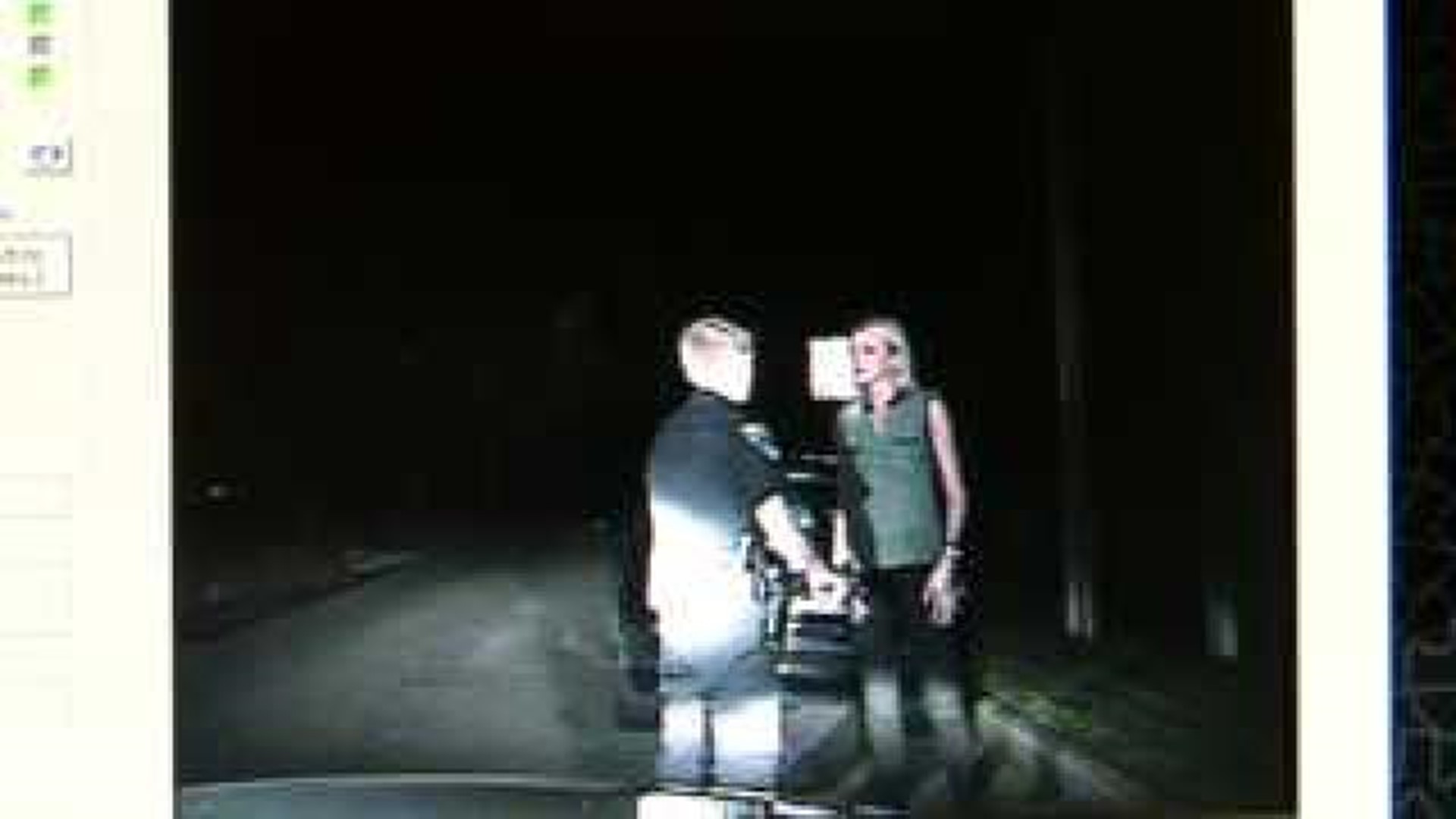Dash Cam Video of Miss UA Arrest