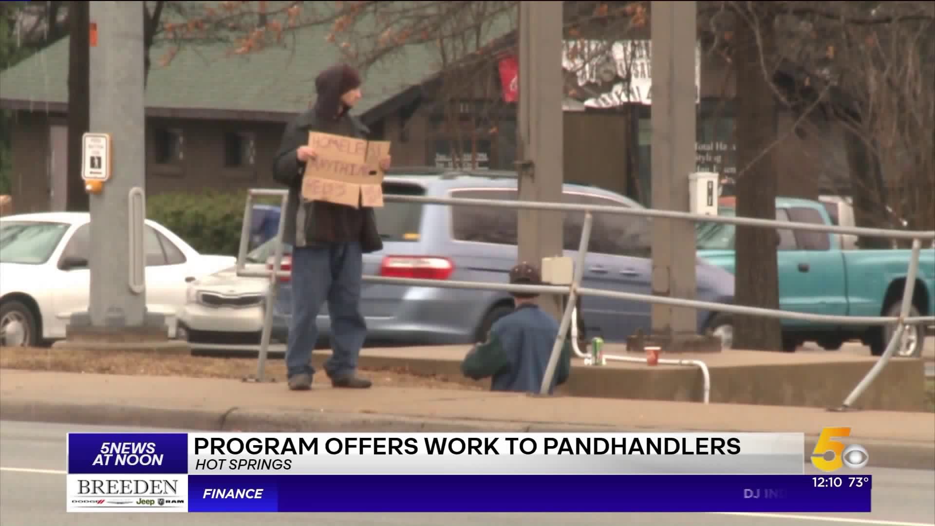 Hot Springs Will Pay Panhandlers Minimum Wage For Work