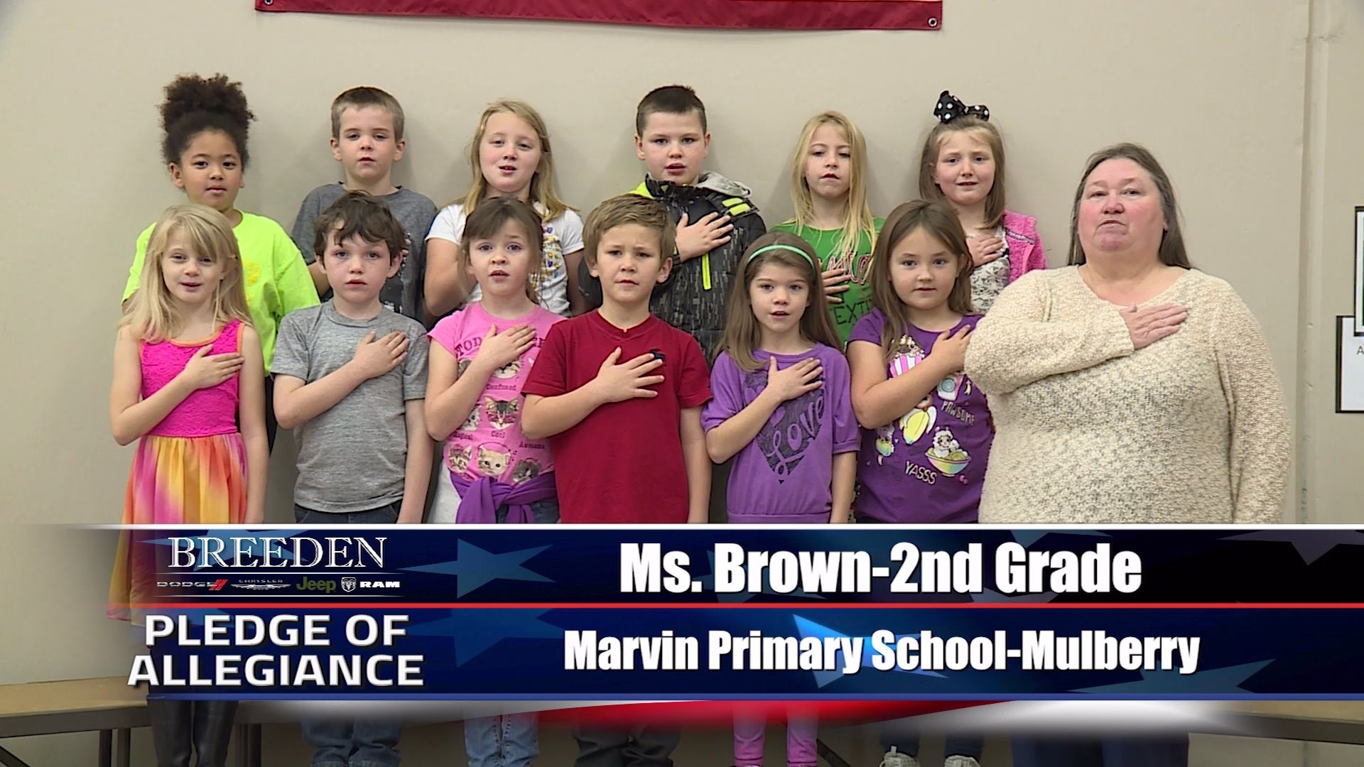 Ms. Brown  2nd Grade Marvin Primary School, Mulberry