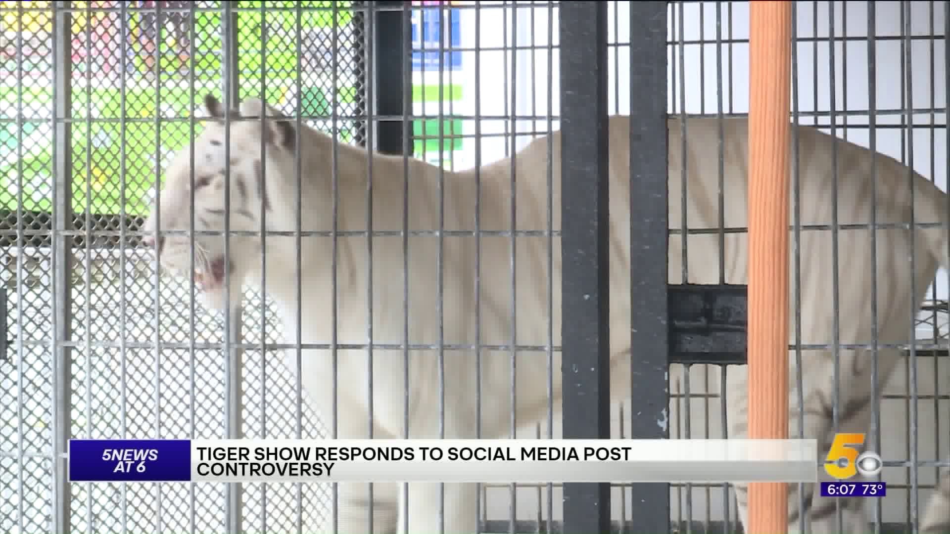 Tiger Show Responds To Controversy Ahead of Arkansas-Oklahoma State Fair