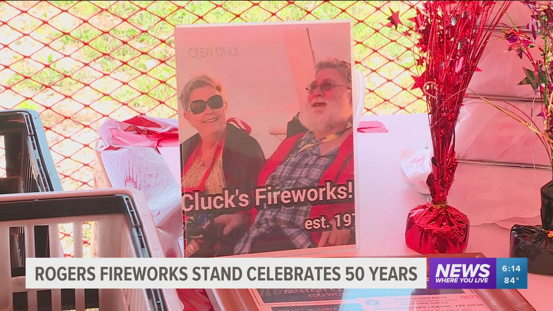 The Cluck family has been selling fireworks in Northwest Arkansas for the last 50 years.