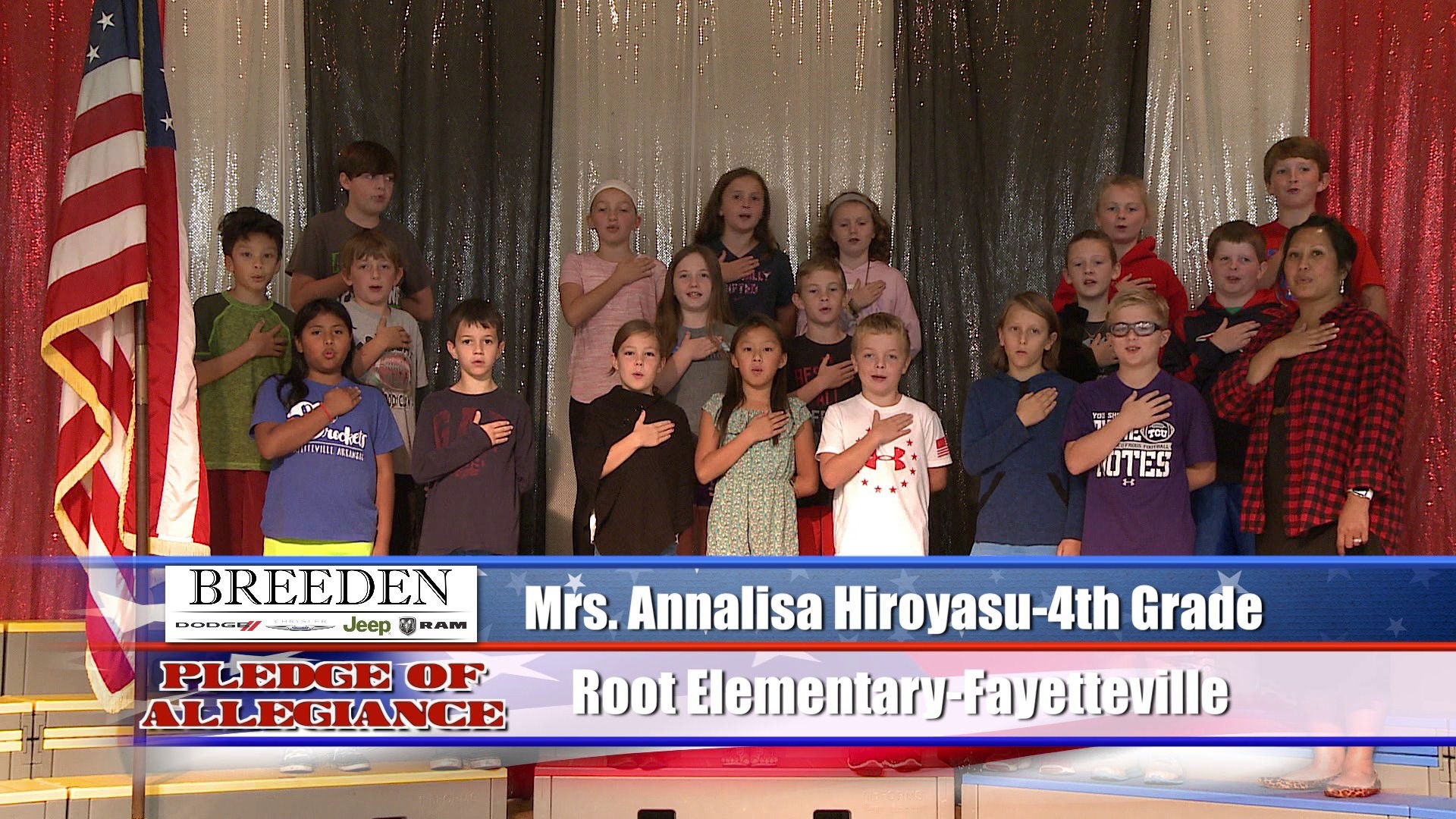 Mrs. Annalisa Hiroyasa  4th Grade  Root Elementary - Fayetteville