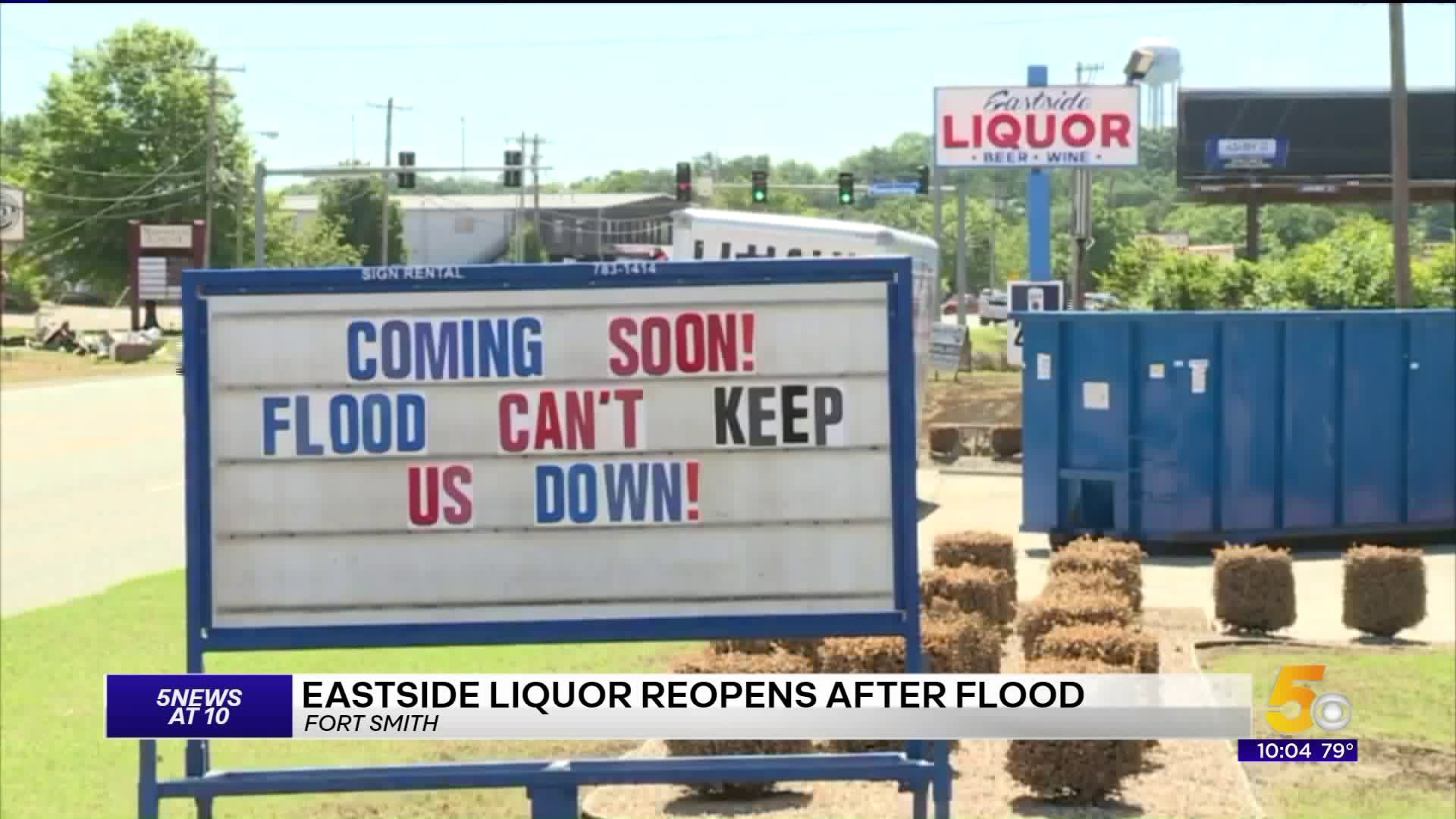 Eastside Liquor Reopens After Flood