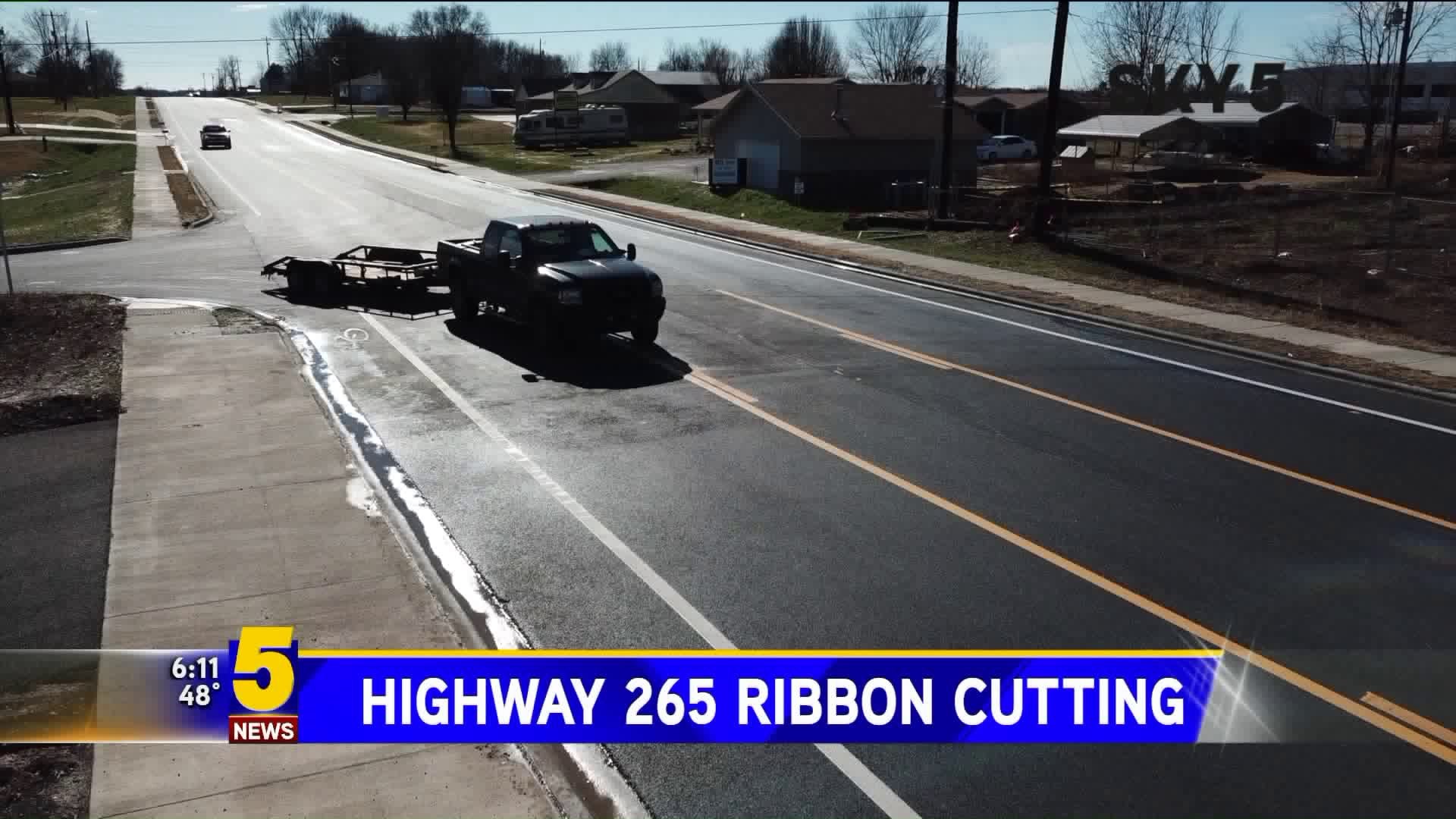 Arkansas Hwy 265 Ribbon Cutting