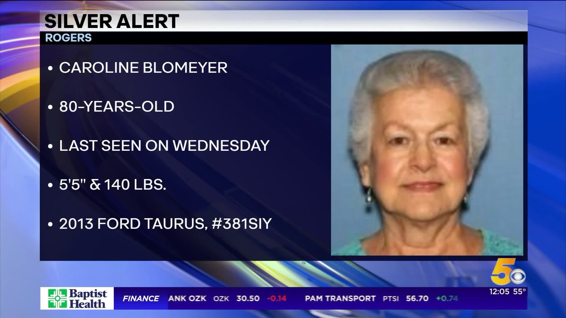 Rogers Police Department Puts Out Silver Alert For Missing Woman