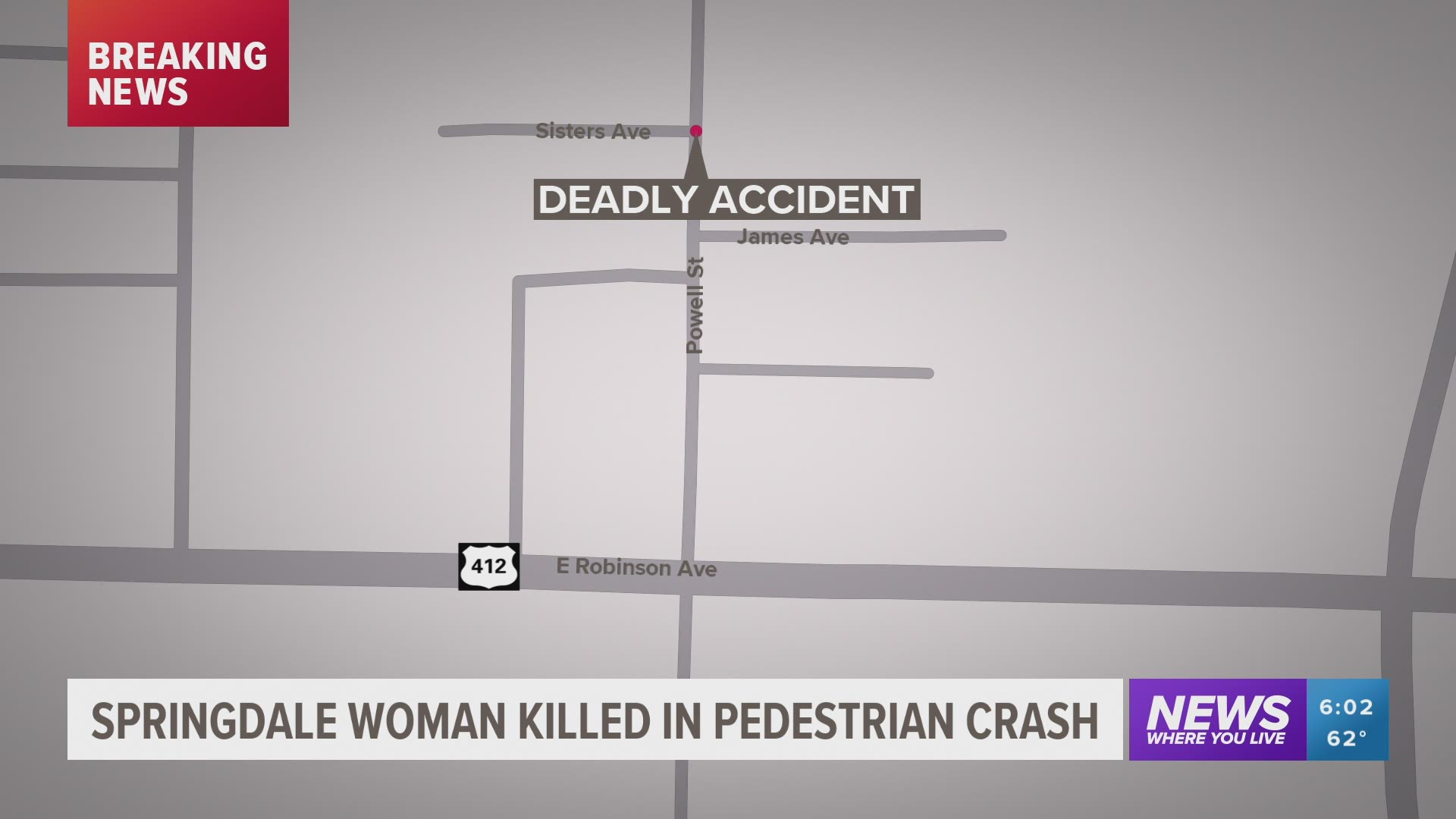 Springdale woman killed in pedestrian crash