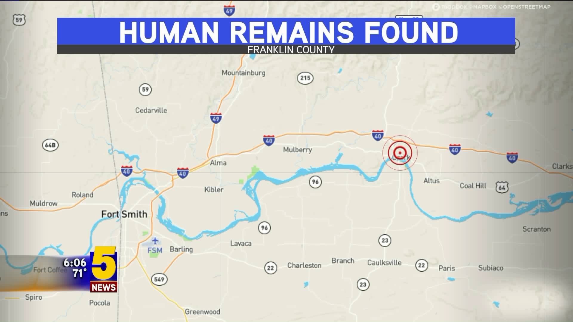 Human Remains Found in Franklin County