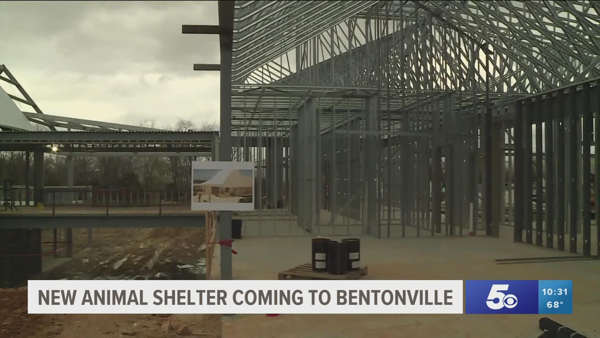 The Best Friends Pet Resource Center is currently under construction in Bentonville and will soon provide many pet resources.