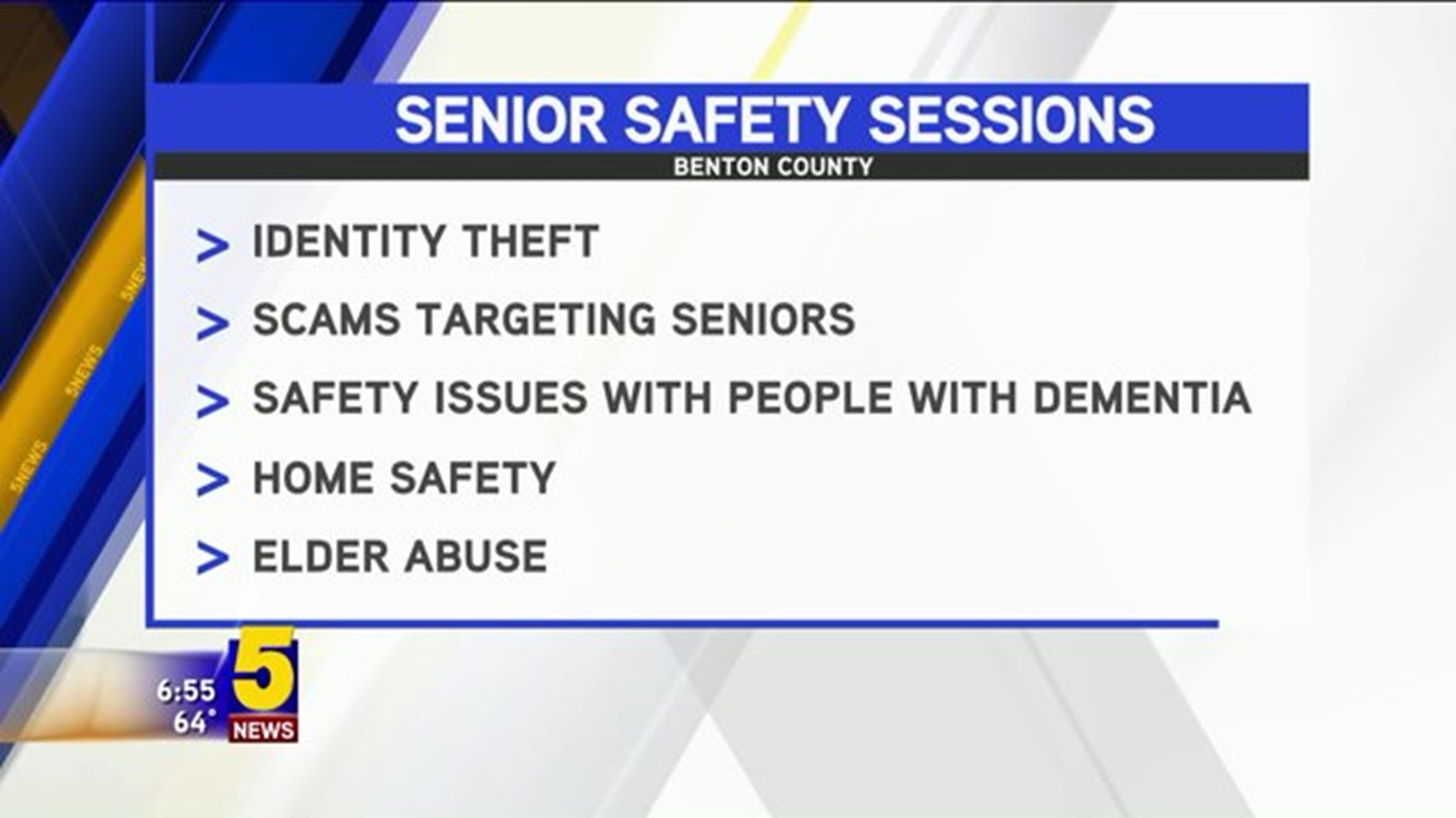 Siloam Springs PD To Host Safety Sessions For Local Seniors