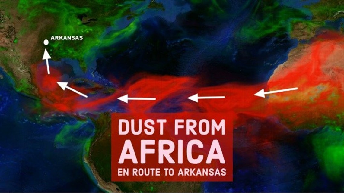 African Dust Coming To Arkansas