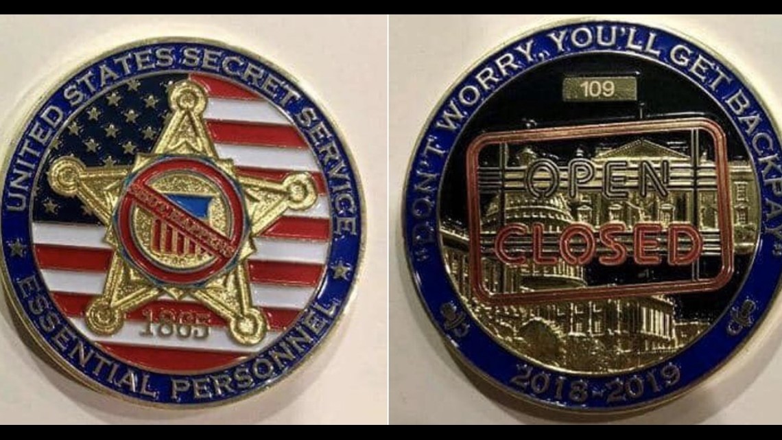 Secret Service Members Create Challenge Coin For Working Without