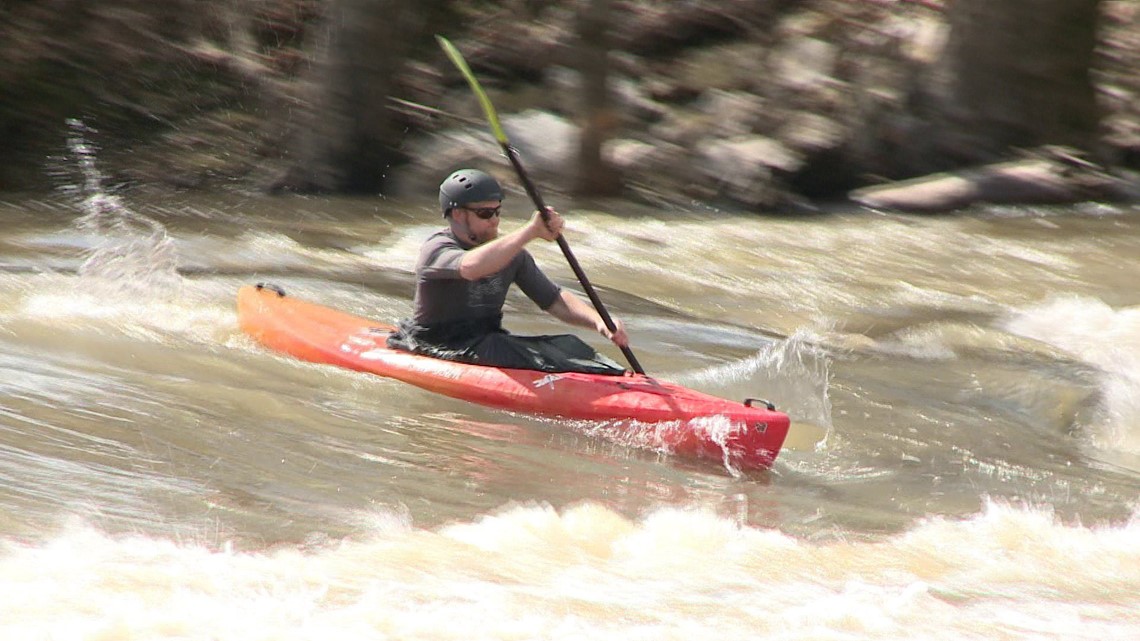 Warm Weather Brings Out Kayakers To Siloam Springs White Water Park