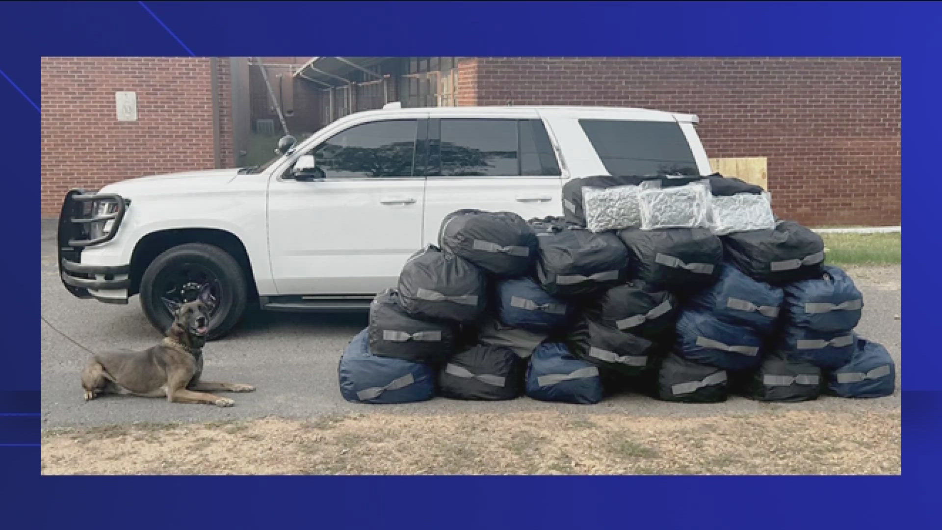 The man was stopped with more than 500 pounds of marijuana on I-49 in Pope County.