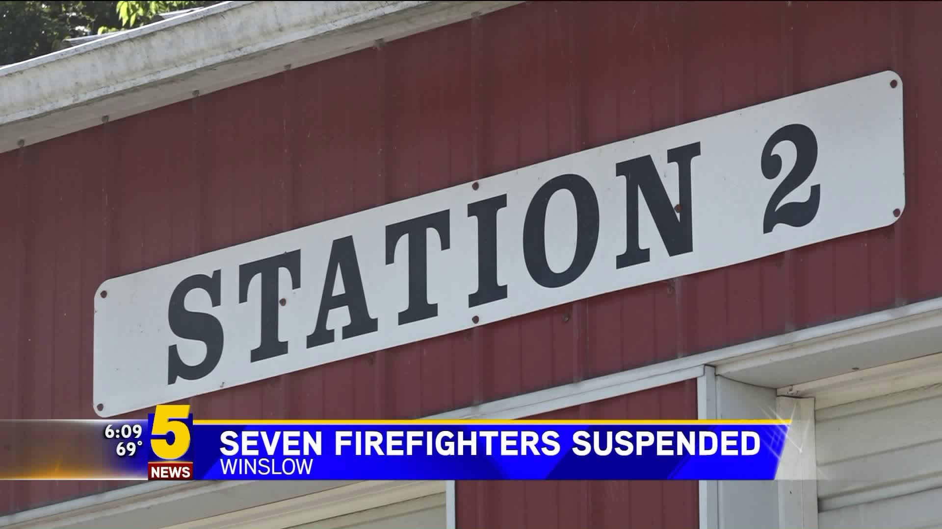 Seven Firefighters Suspended