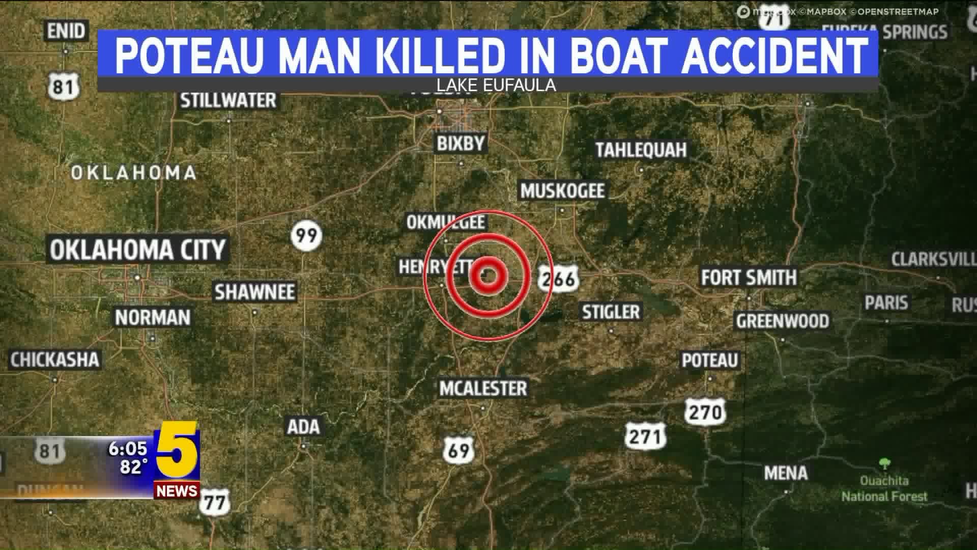 Poteau Man Killed In Boat Accident