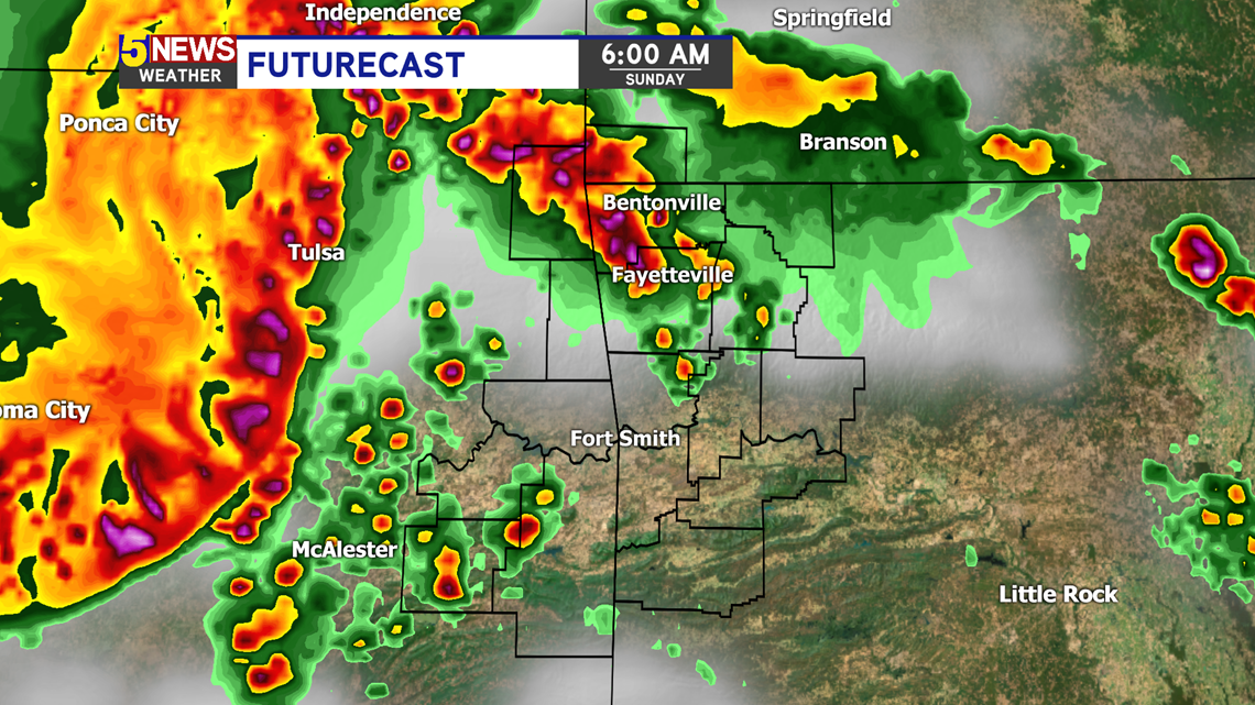 Storms Roll In By Sunday Morning | 5newsonline.com