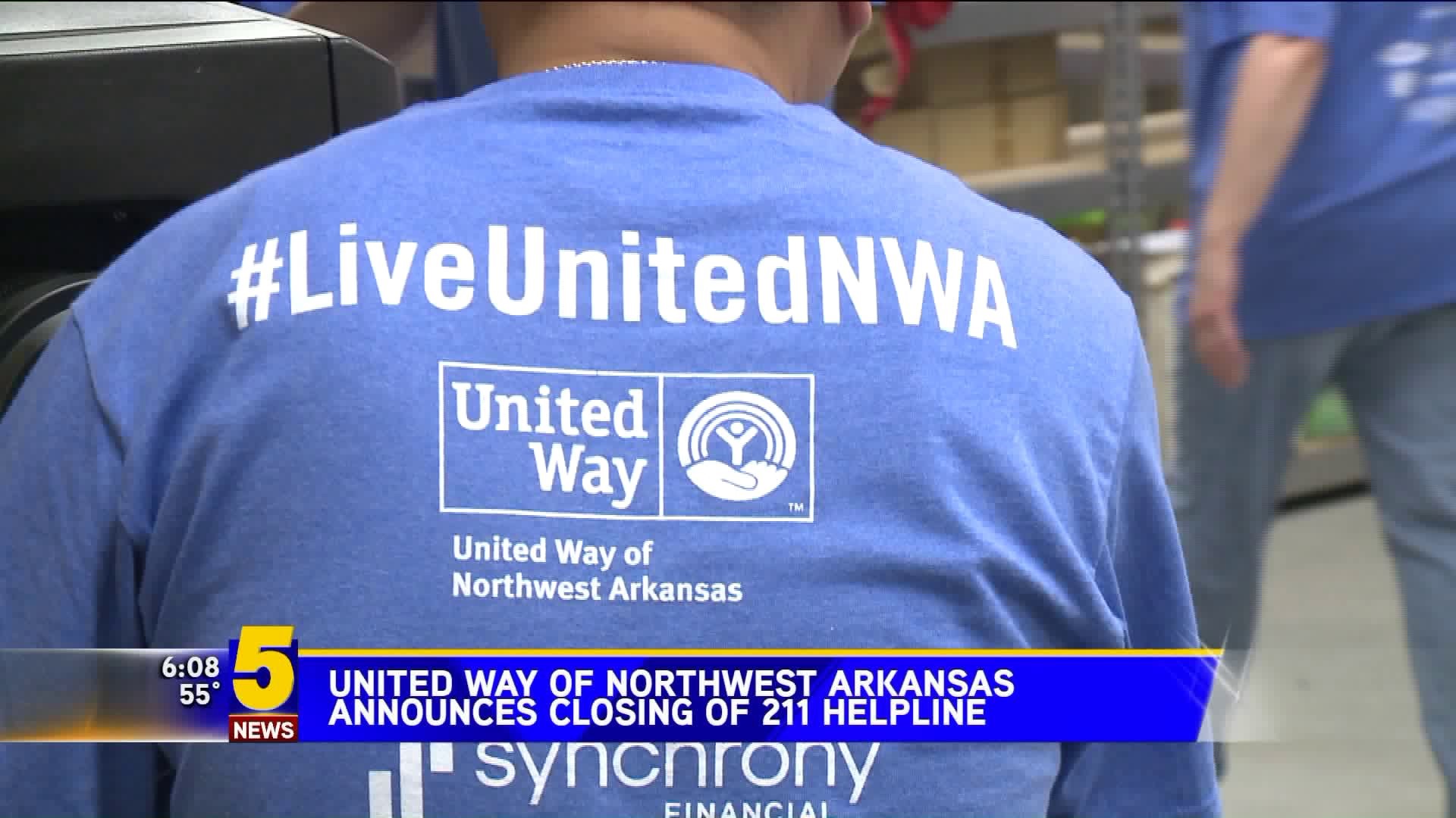 United Way of Northwest Arkansas Announces Closing of 211 Helpline