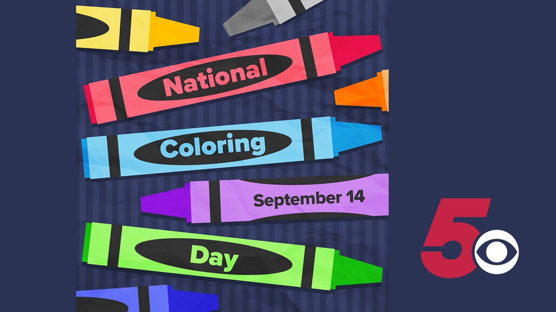 It's National Coloring Day