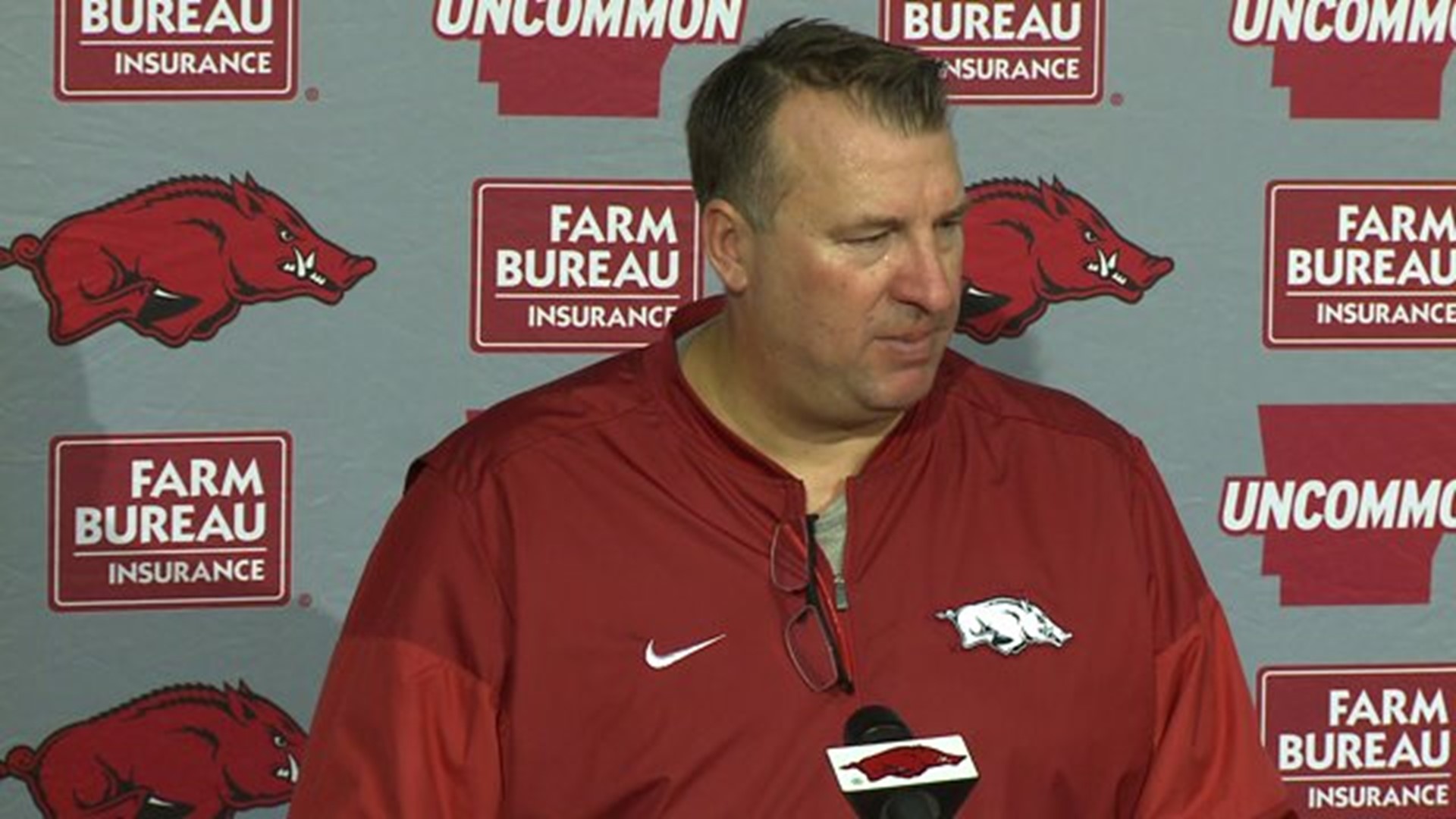 VIDEO: Bret Bielema Recaps Win Over Texas State PART TWO