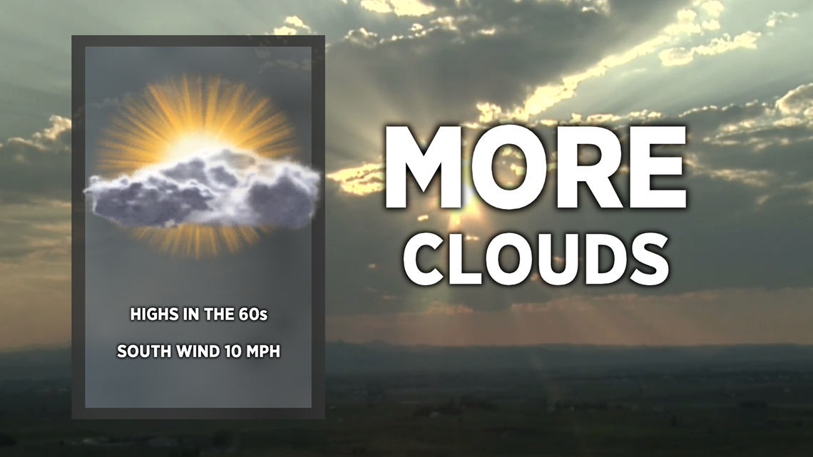 Clouds Return, Highs In The 60s | 5newsonline.com