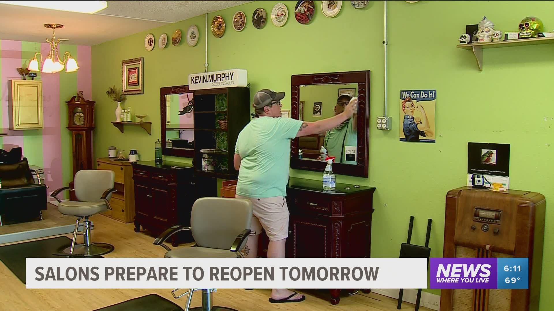 Salons prepare to reopen tomorrow
