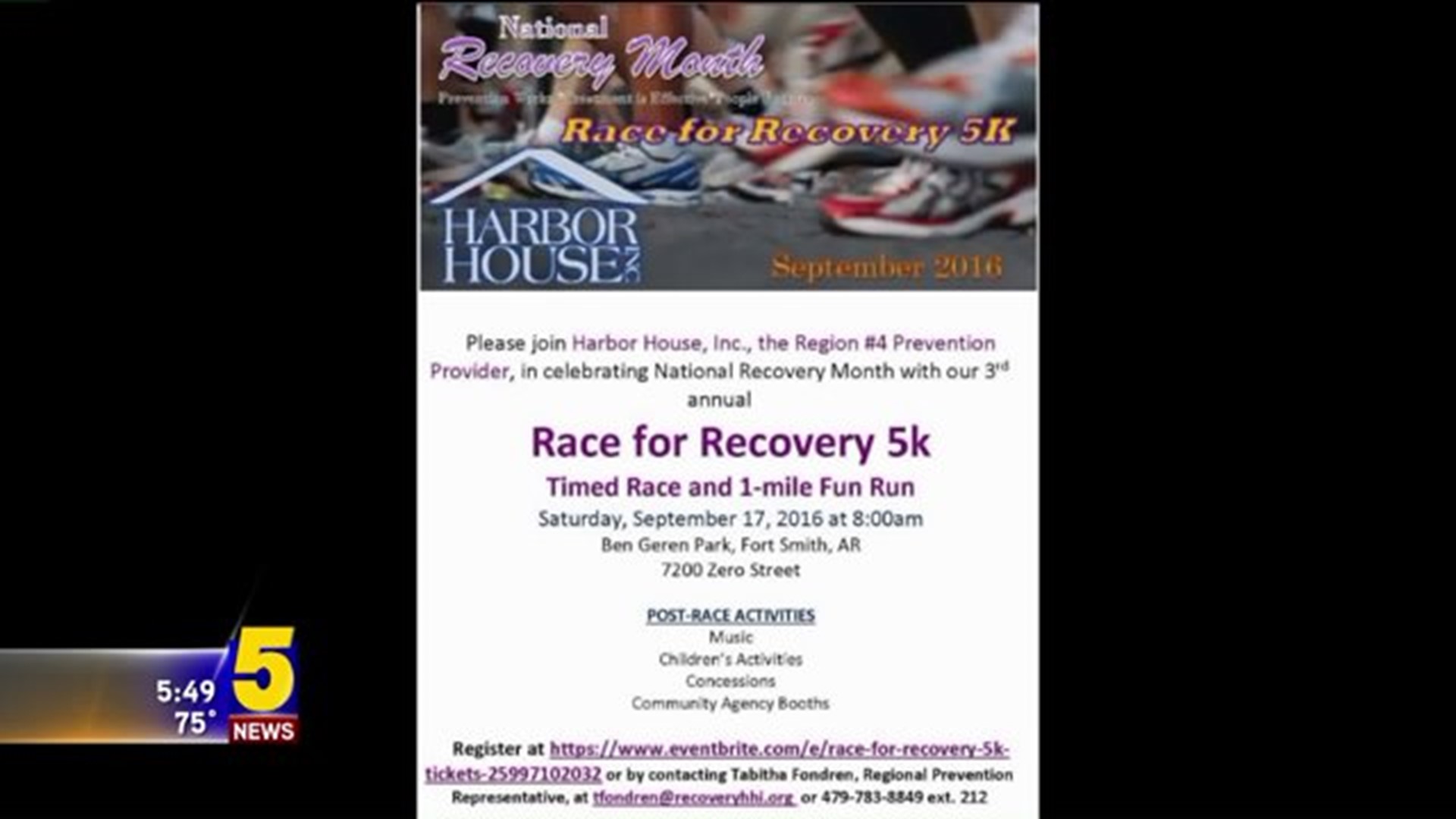 Harbor House Race for Recovery 5K