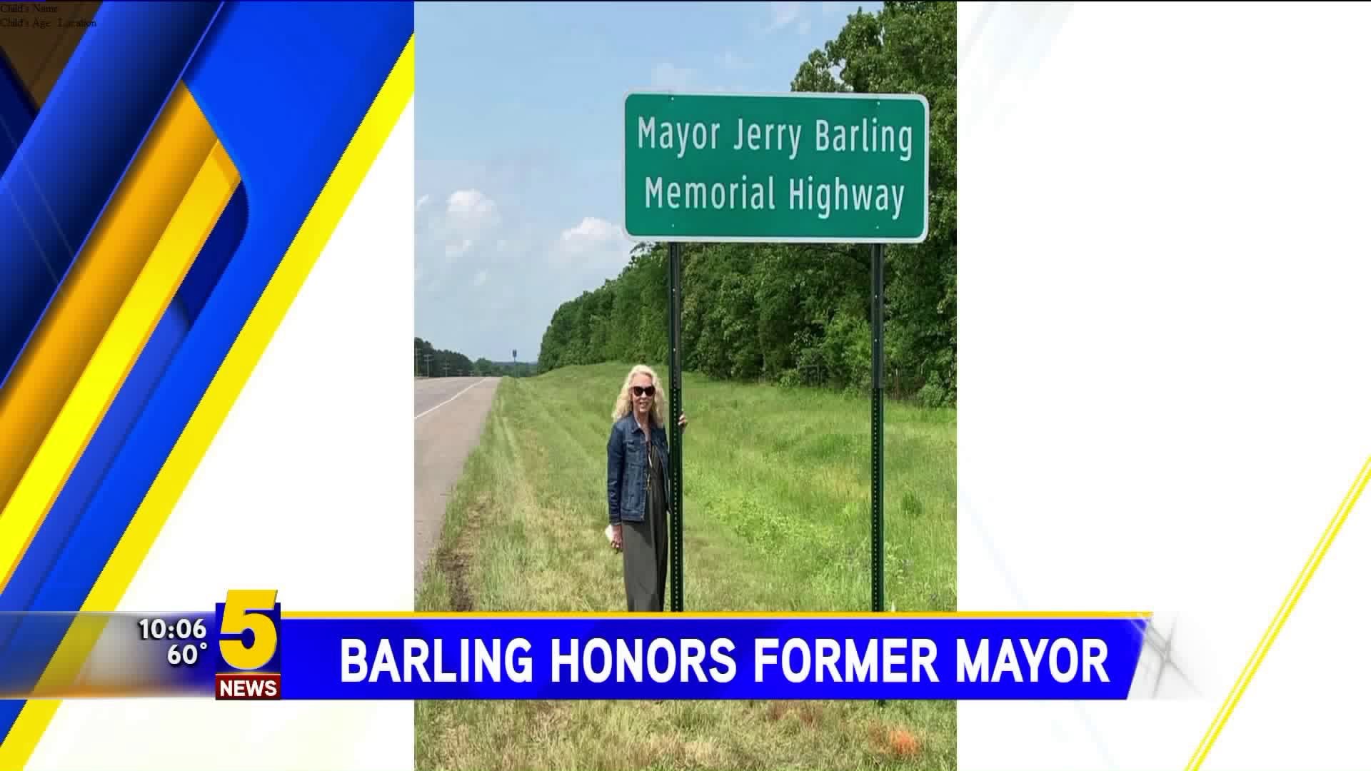 Barling Honors Former Mayor