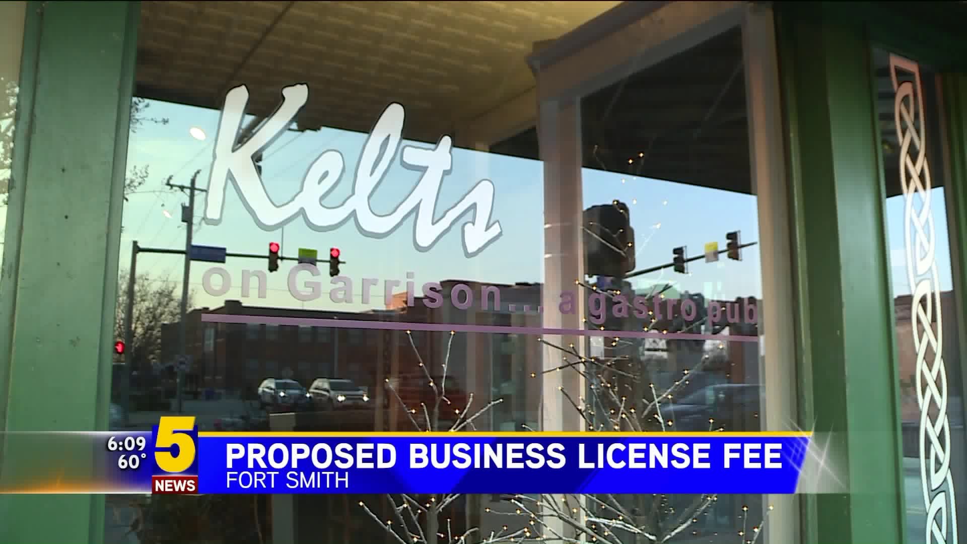 Proposed Business License Fee